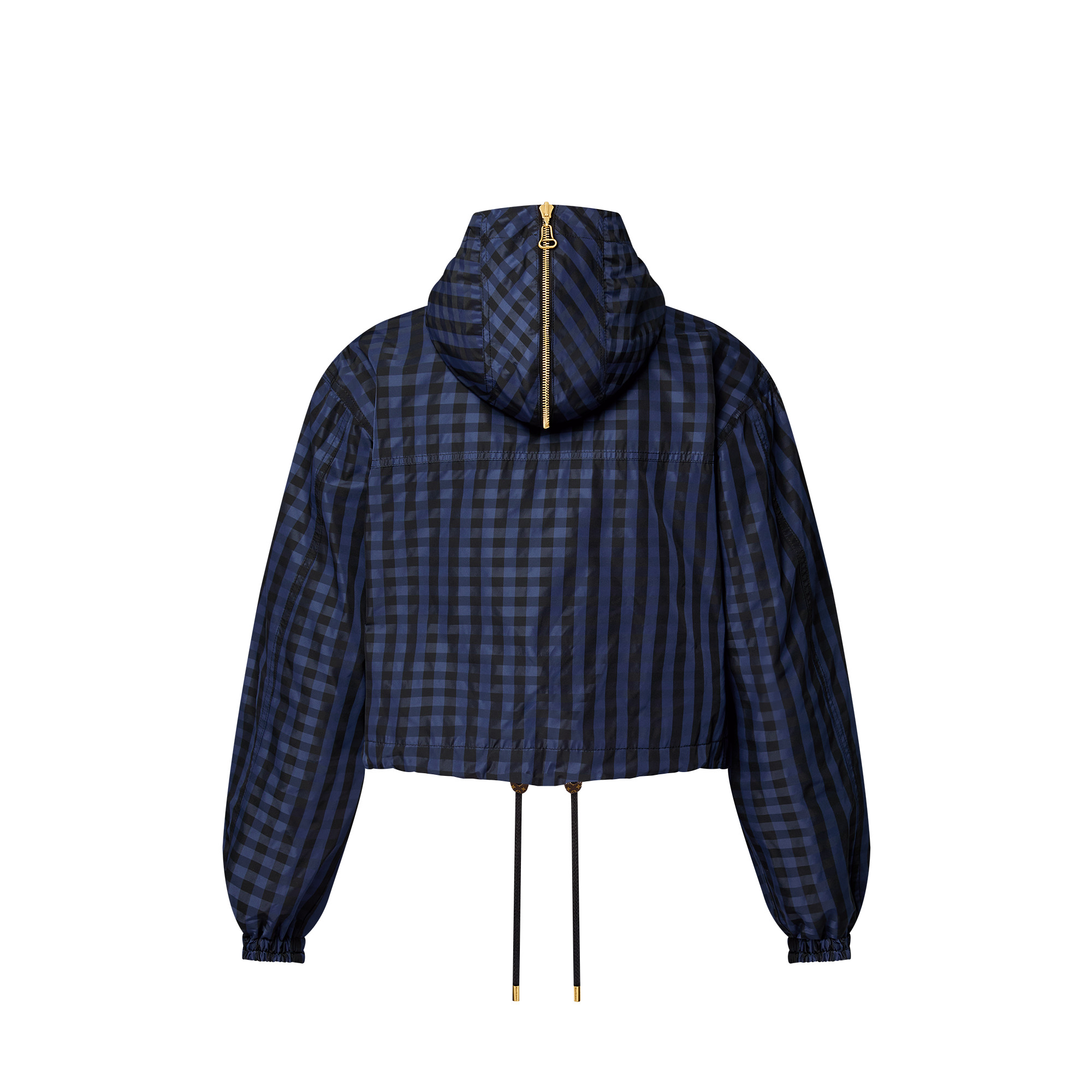 Hooded Check Jacket - 2