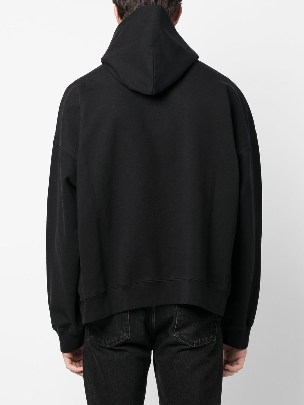 logo print hoodie - 4