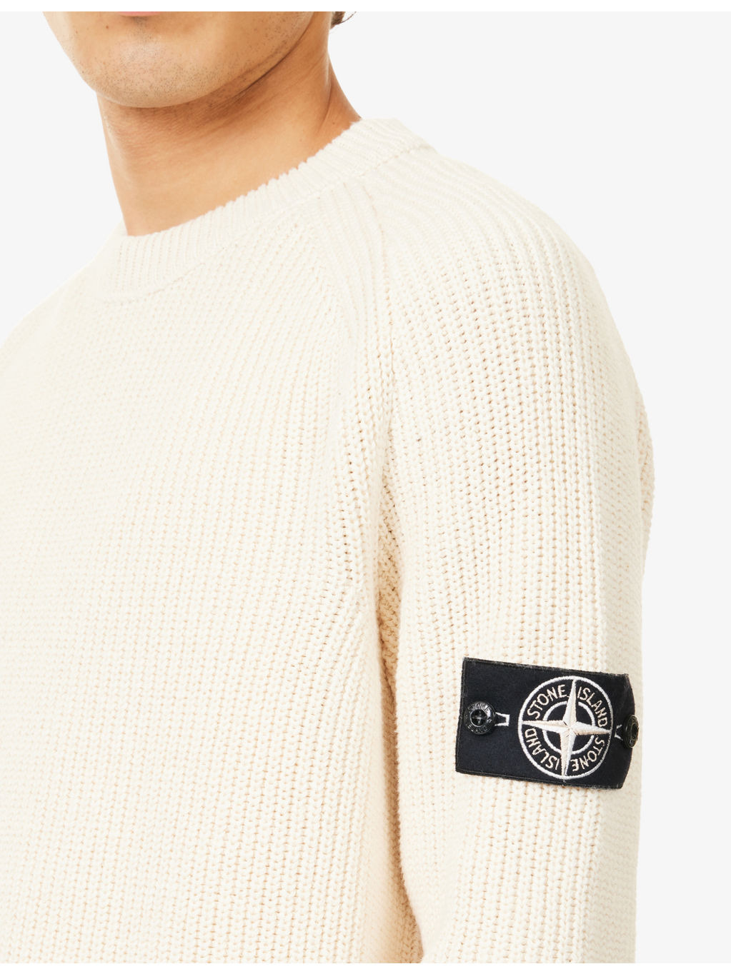 Raw Beauty Crewneck Knitted Cotton Jumper - 5