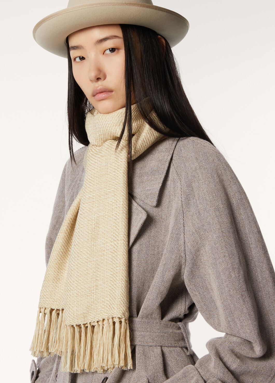 Natte Tweed Scarf - 2