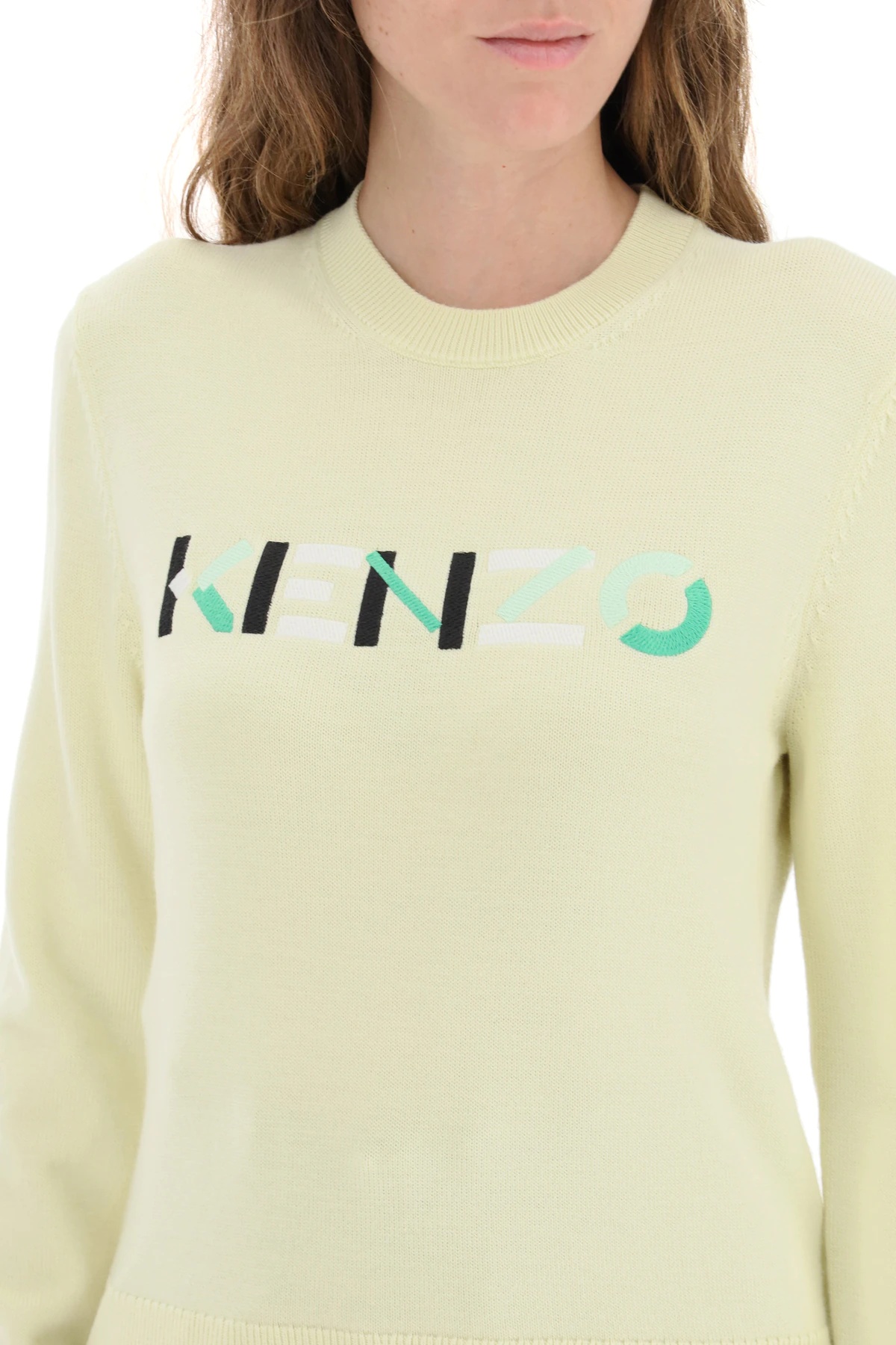 SWEATER WITH MULTICOLOR LOGO EMBROIDERY - 5