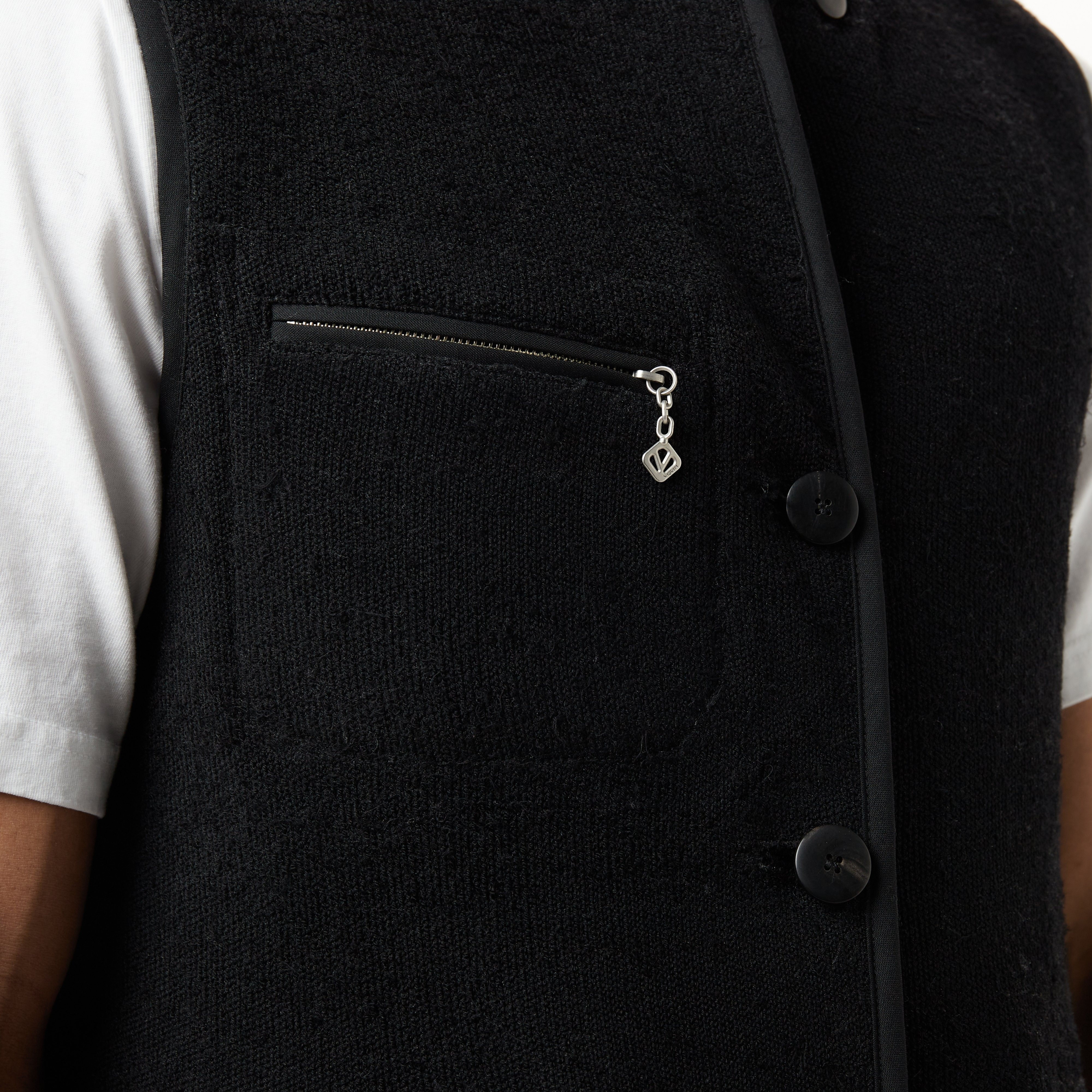 トップス visvimsport VS GILET BOA SUPERFINE BLACK visvimsport VS GILET BOA SUPERFINE BLACK