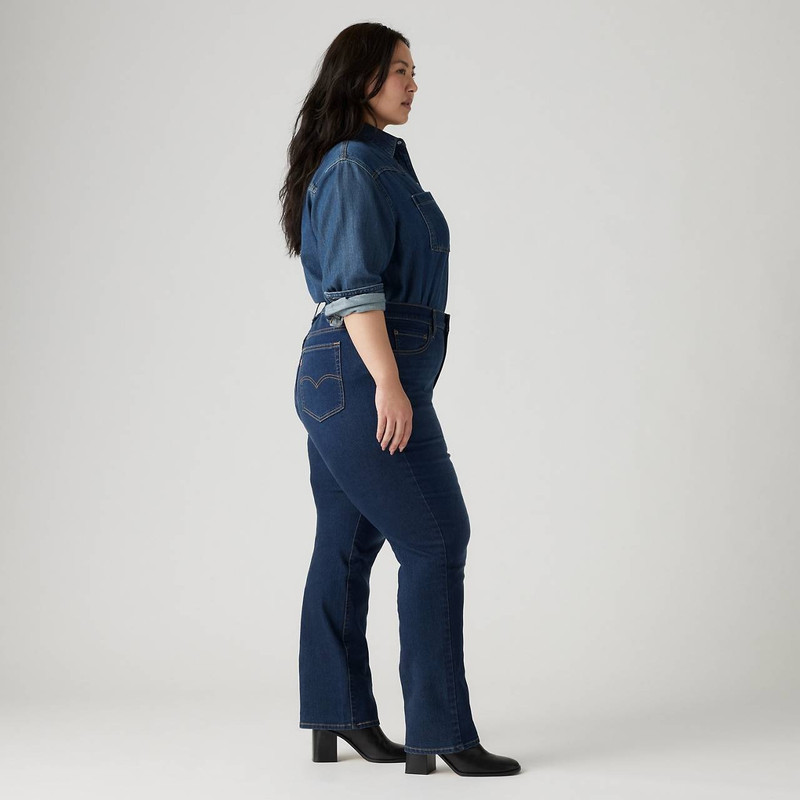 724 HIGH RISE SLIM STRAIGHT WOMEN'S JEANS (PLUS SIZE) 3