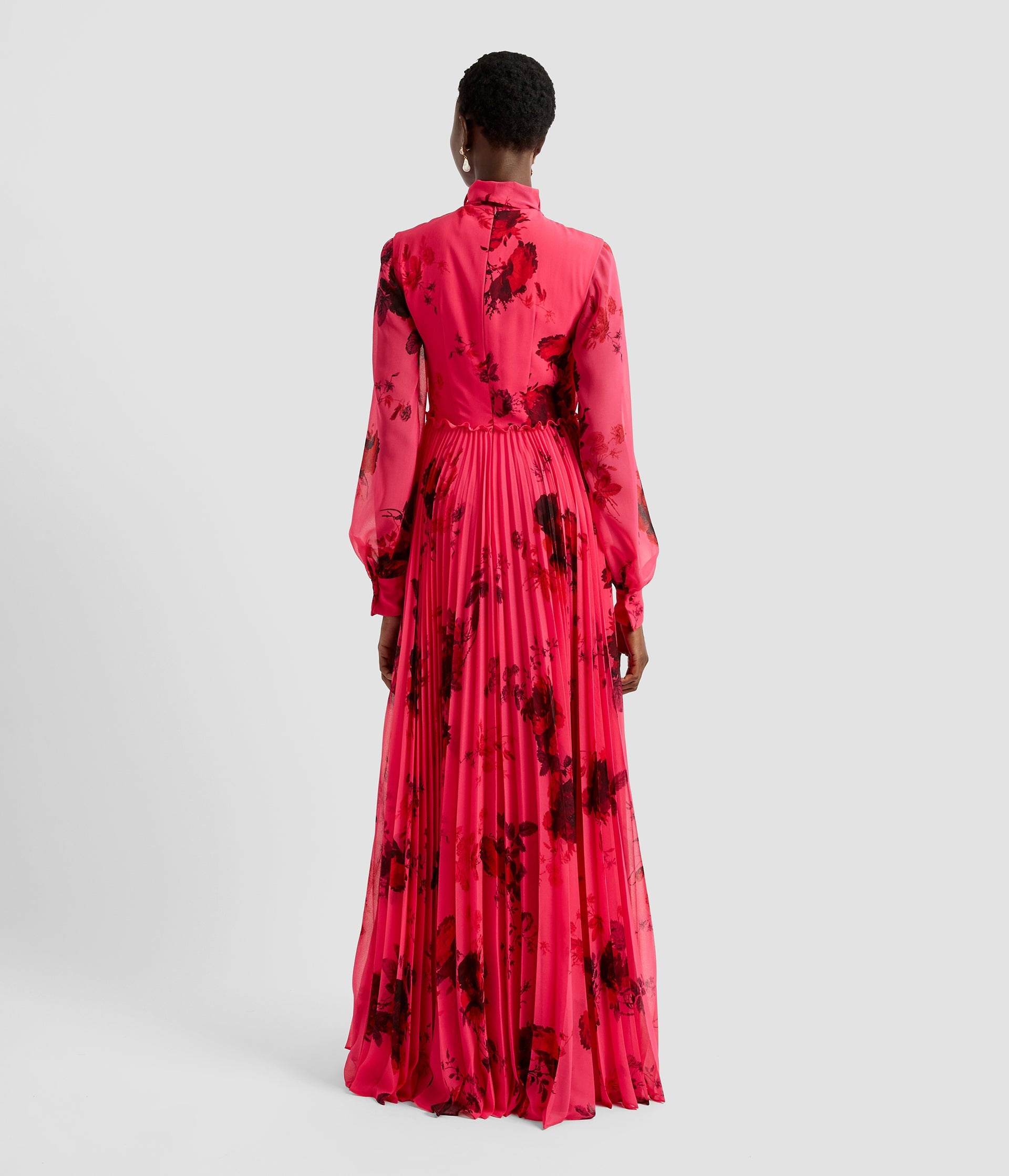BLOUSON SLEEVE GOWN - 3