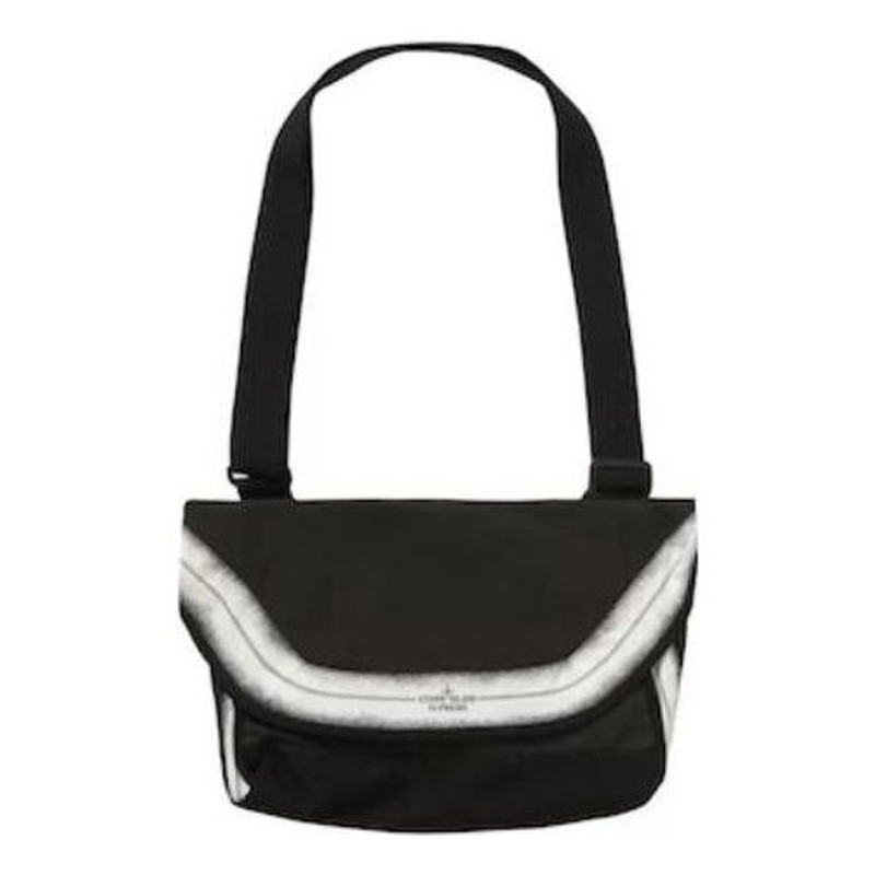 Supreme x Stone Island Stripe Messenger Bag 'Black White' SUP-SS22-776 - 1