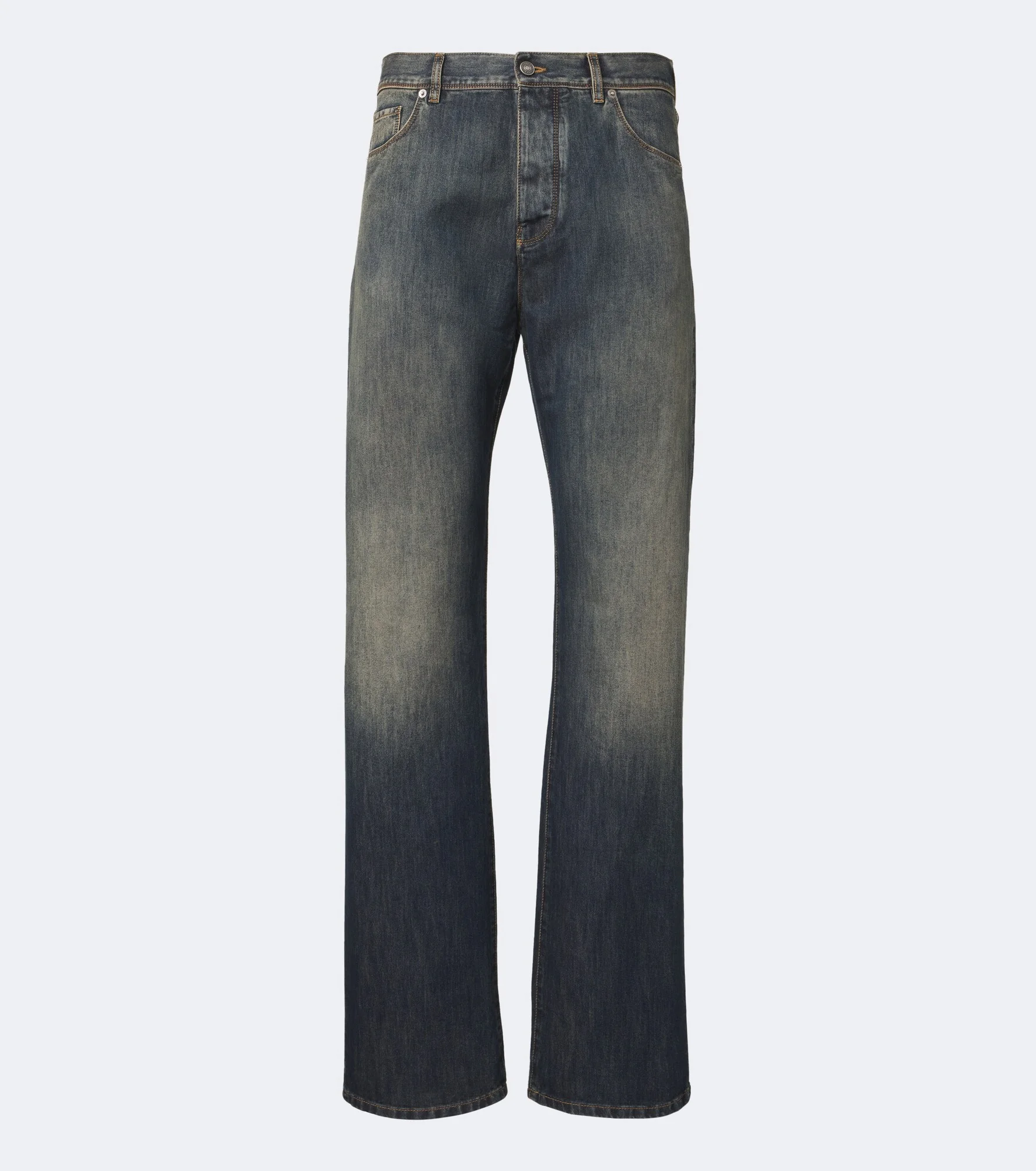 Faded straight jeans - 1