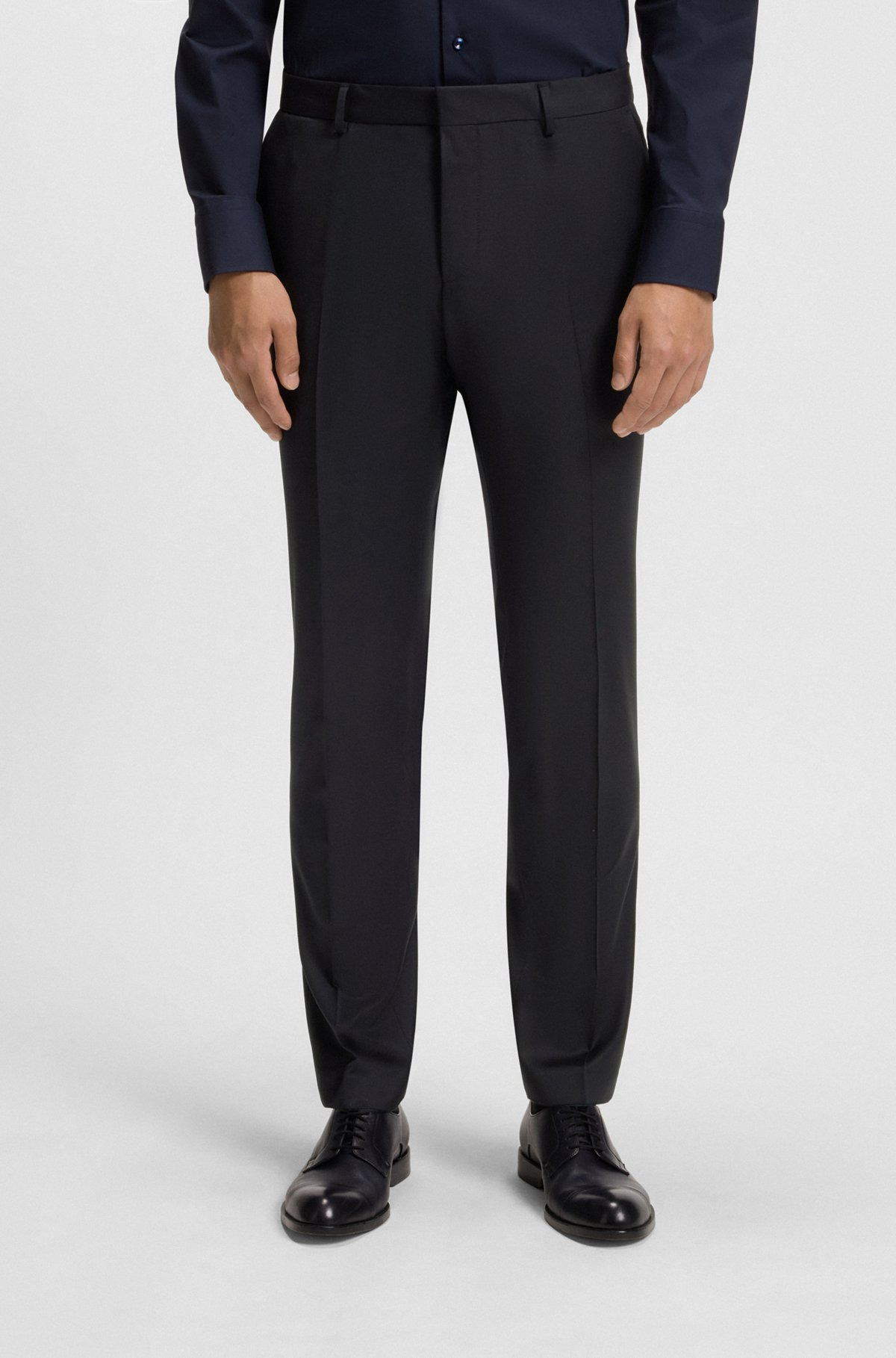 FORMAL TROUSERS IN VIRGIN-WOOL SERGE - 2