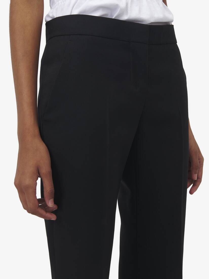 Cropped Tailored Trousers - 5