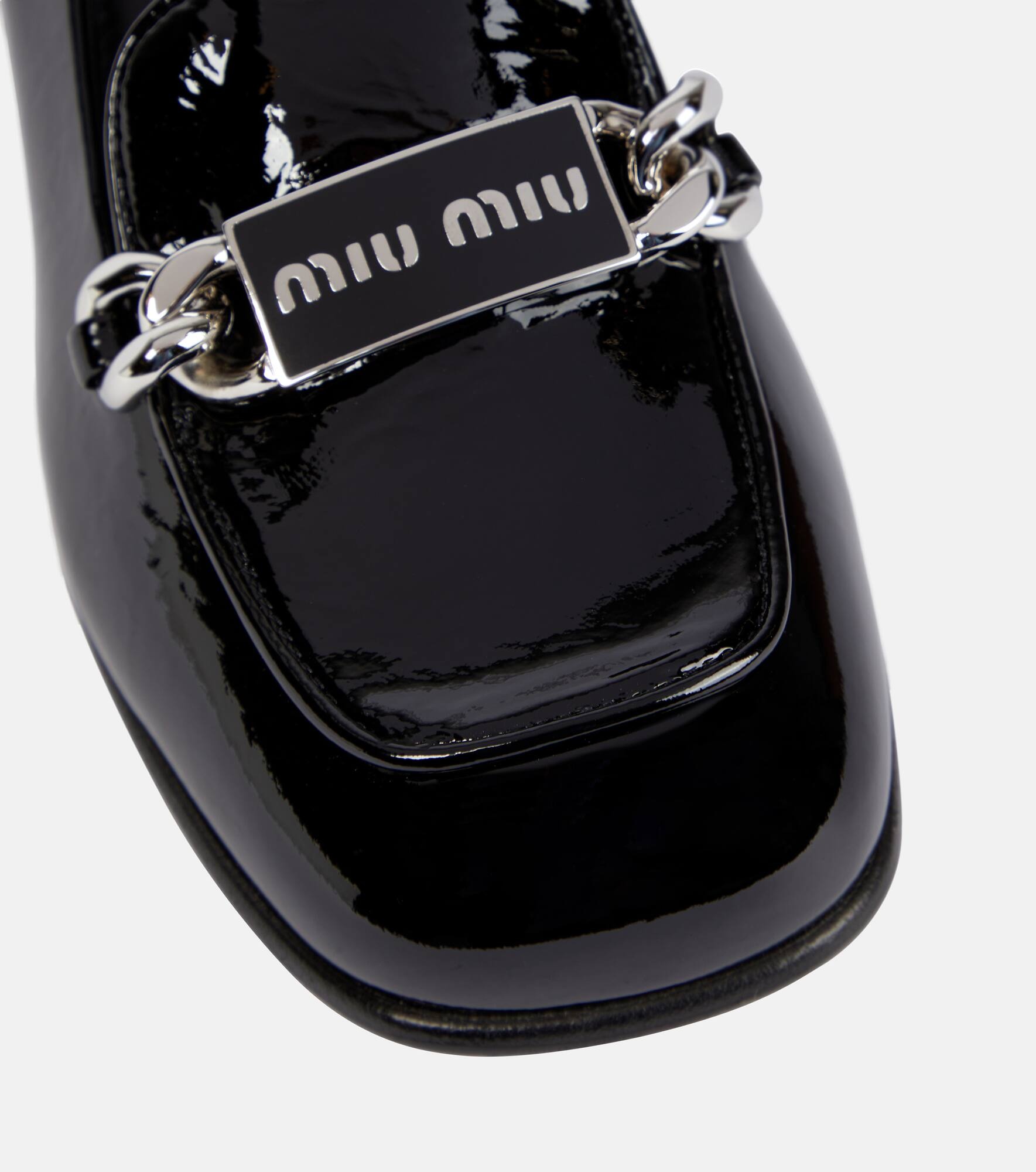 Patent leather loafers - 6