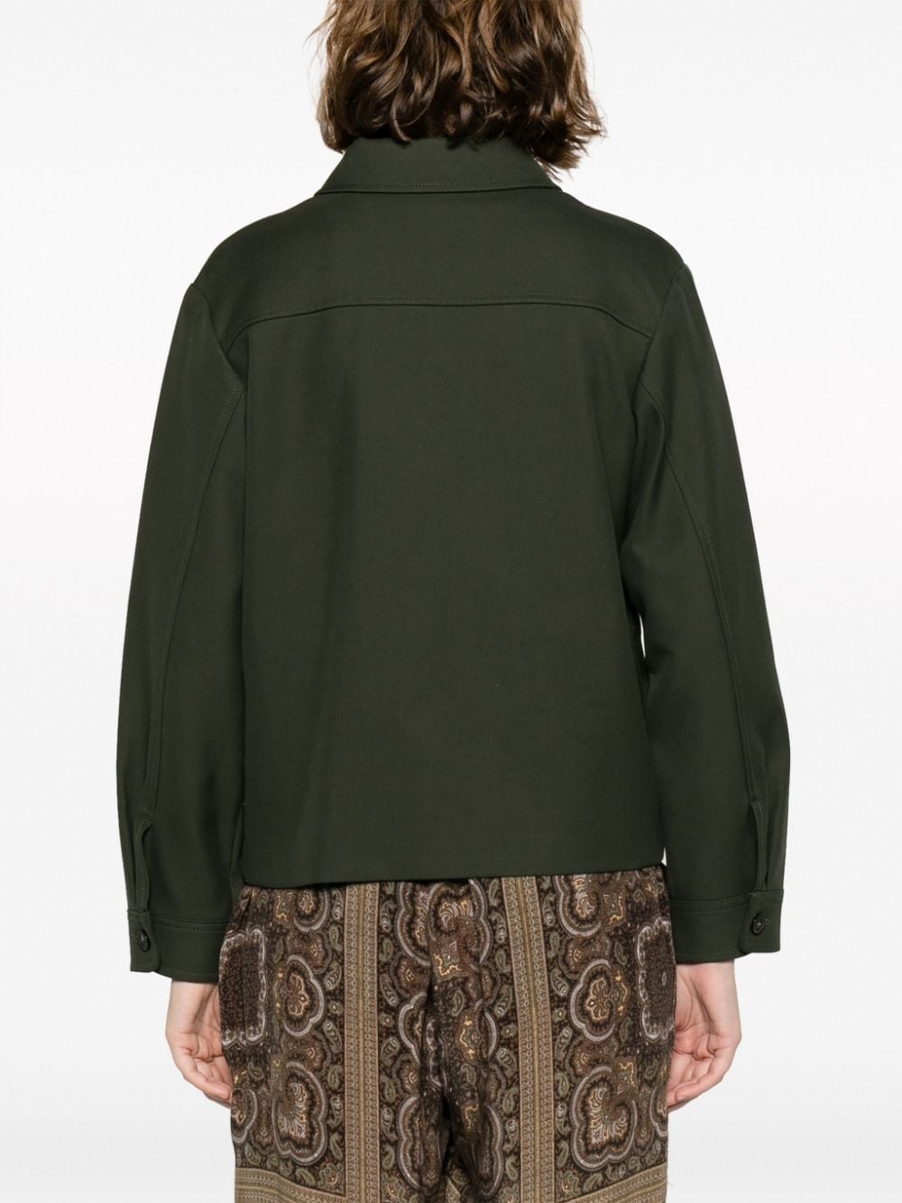 A.P.C. button-up cotton jacket | REVERSIBLE