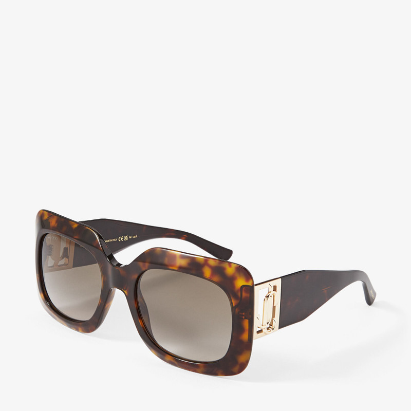 Gaya
Brown Havana Square Frame Sunglasses with JC Emblem 3