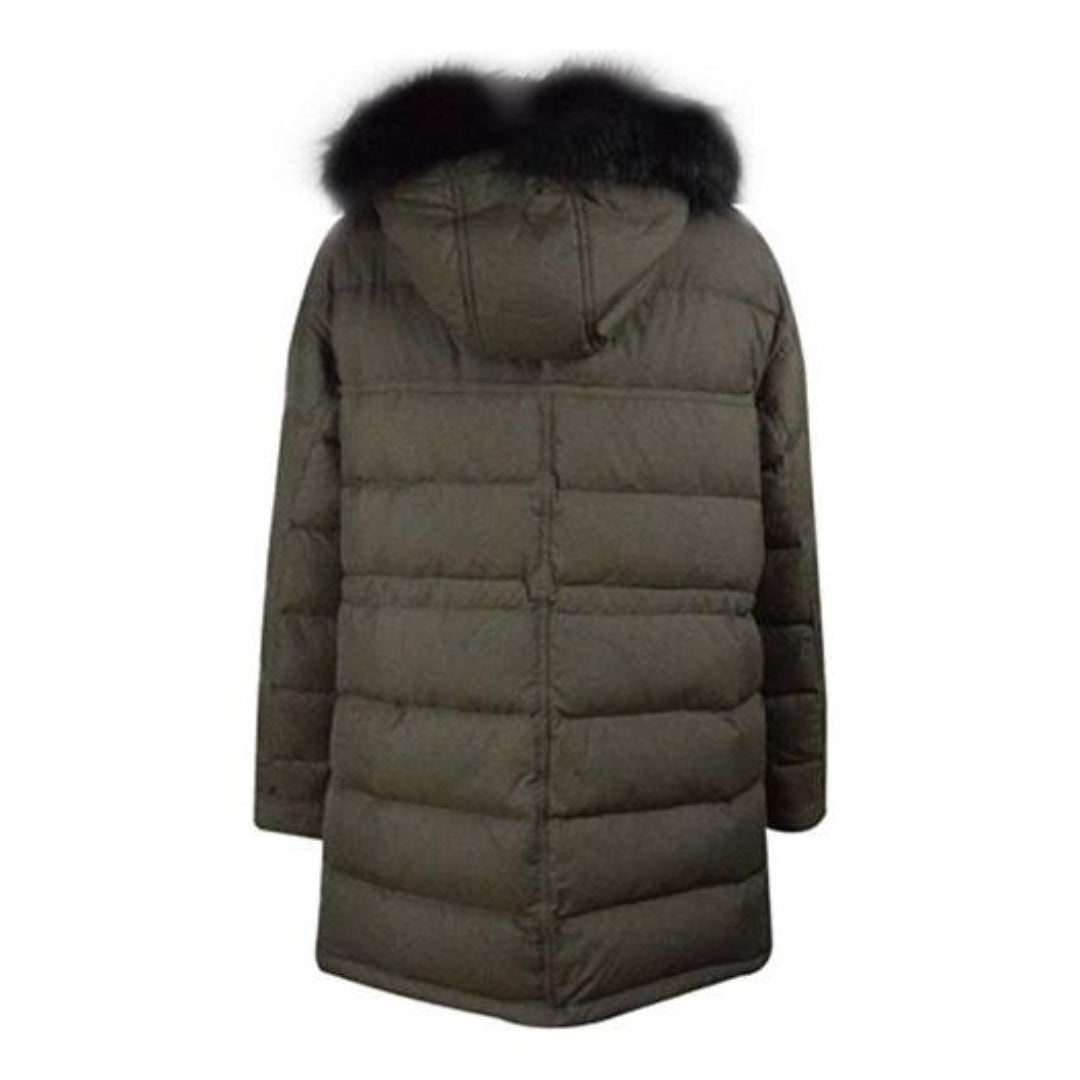 (WMNS) Converse Long Down Jacket 'Green' 10007727-A01 - 2