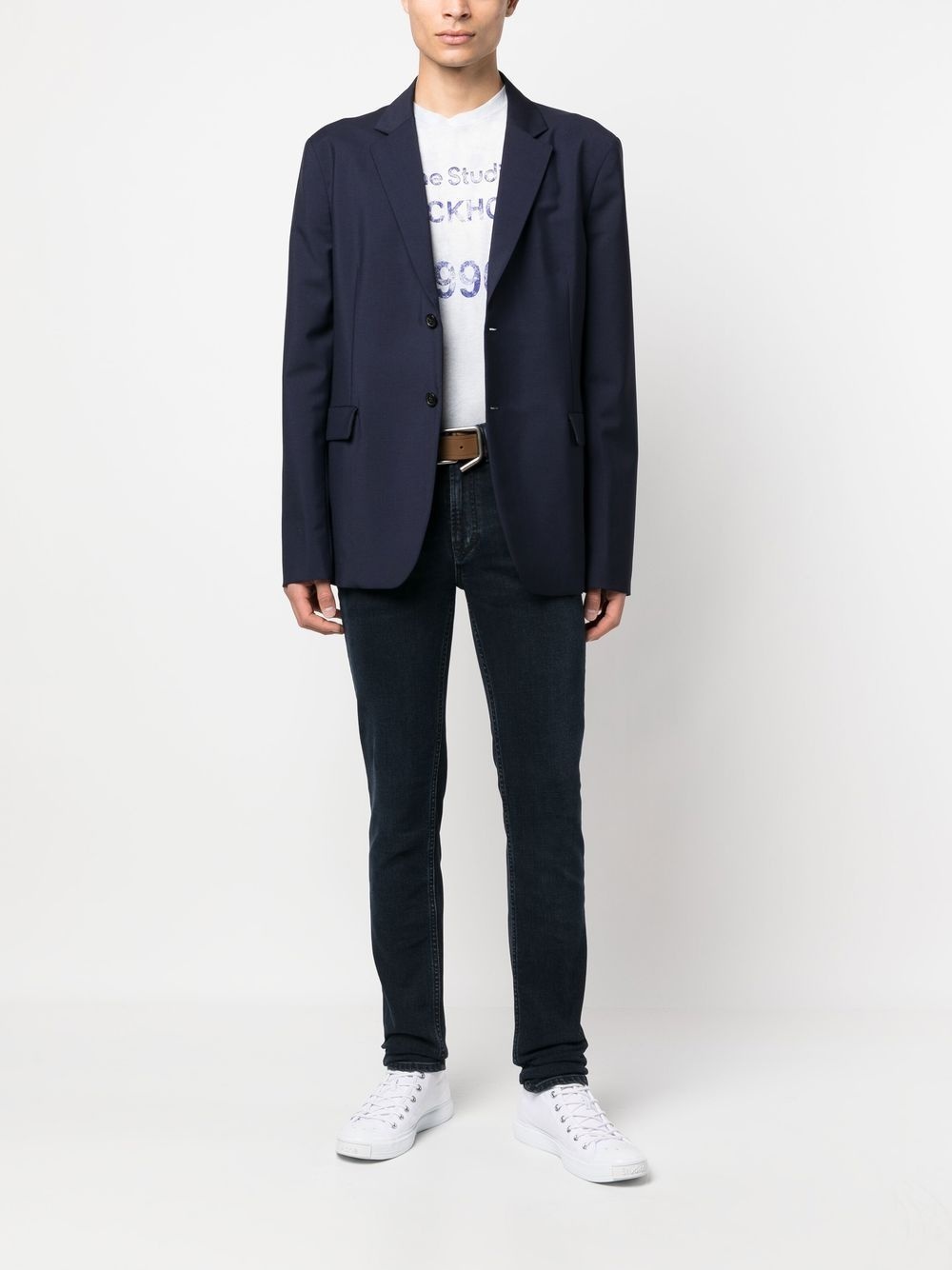 mid-rise slim-fit jeans - 2