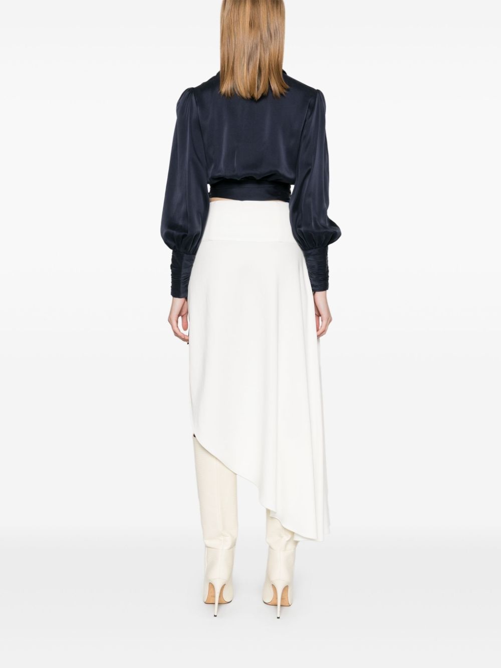 silk wrap top - 4
