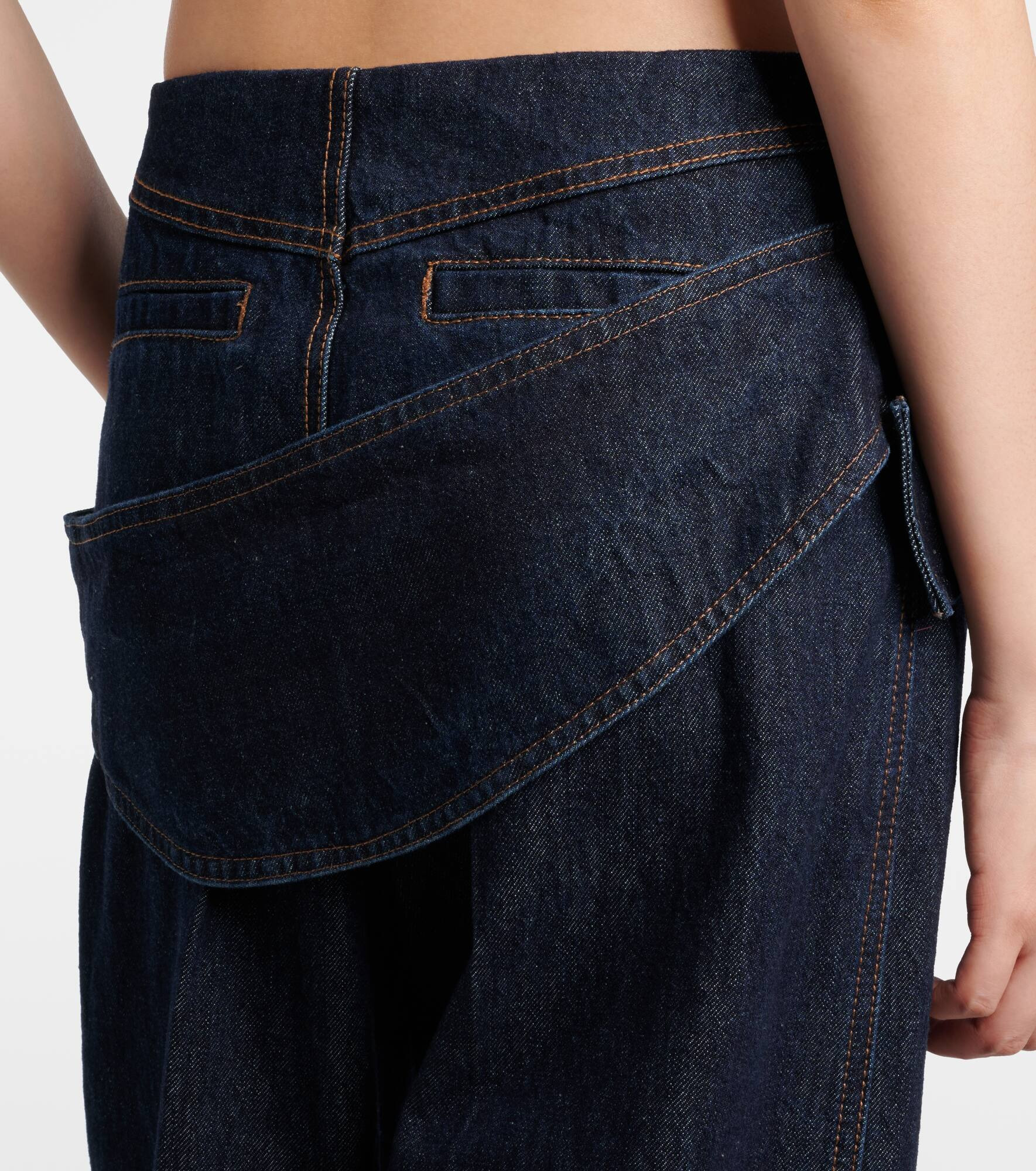 Runway low-rise wide-leg jeans - 6