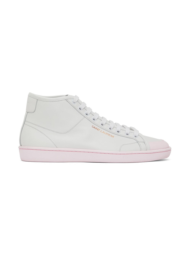 White & Pink Court Classic SL/39 Sneakers 1