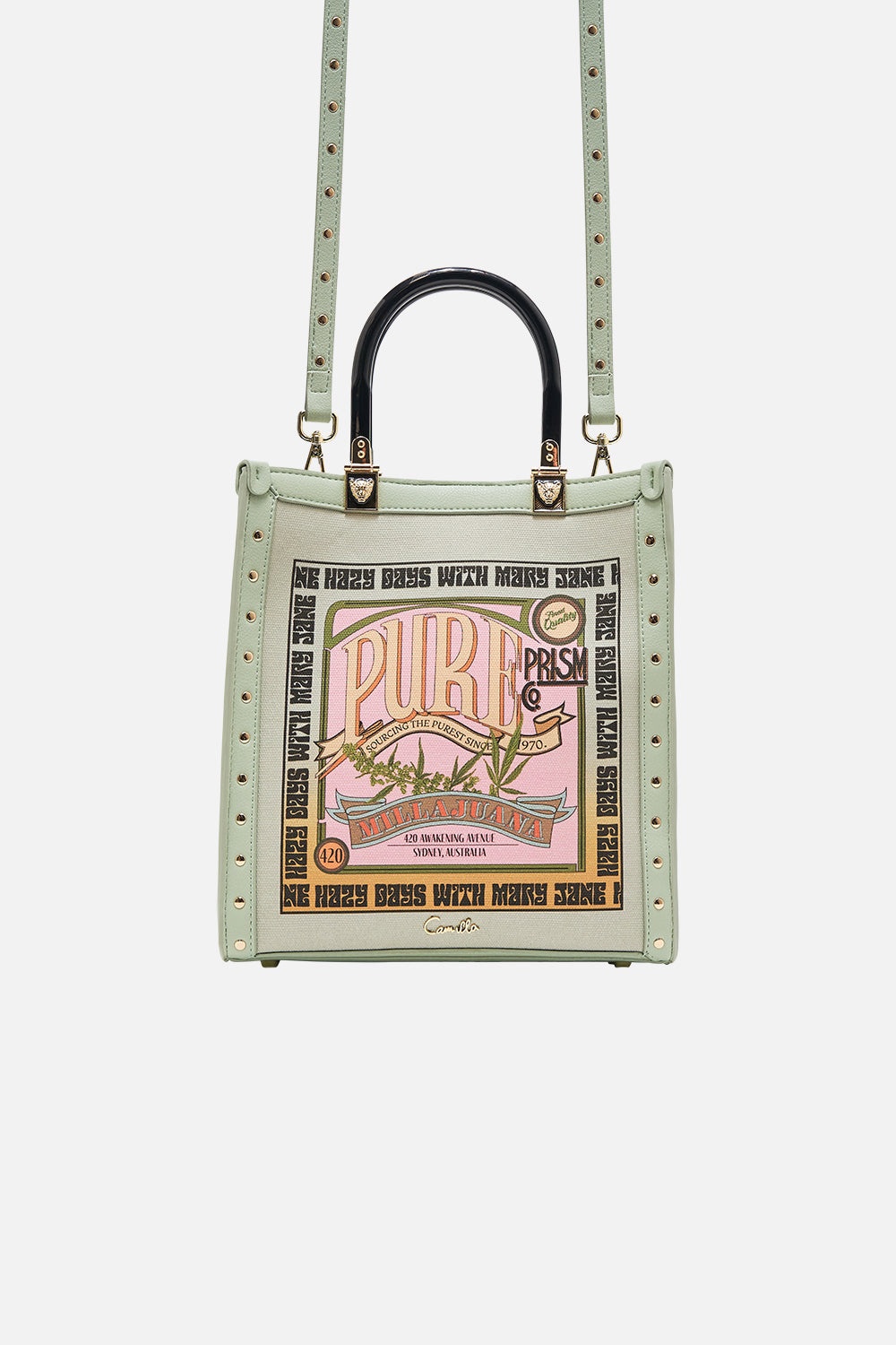 NORTH SOUTH TOTE WITH SMOOTH HANDLE - 2