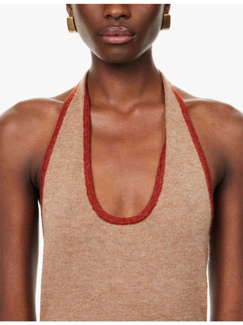 Ruched Halterneck Wool, Cashmere And Silk Top - 5