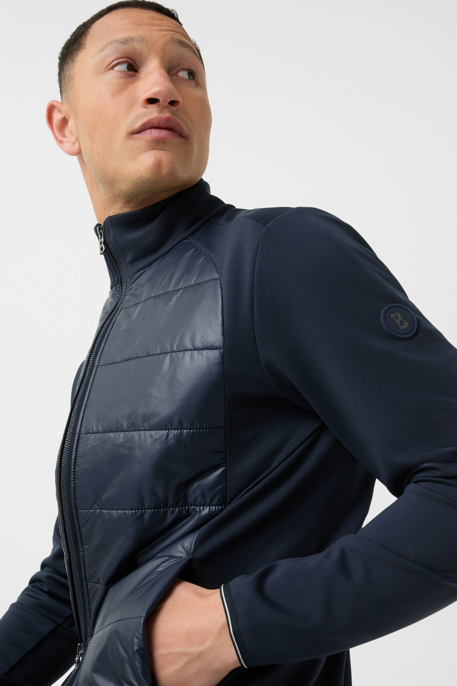 Lucon hybrid jacket in Navy blue - 7