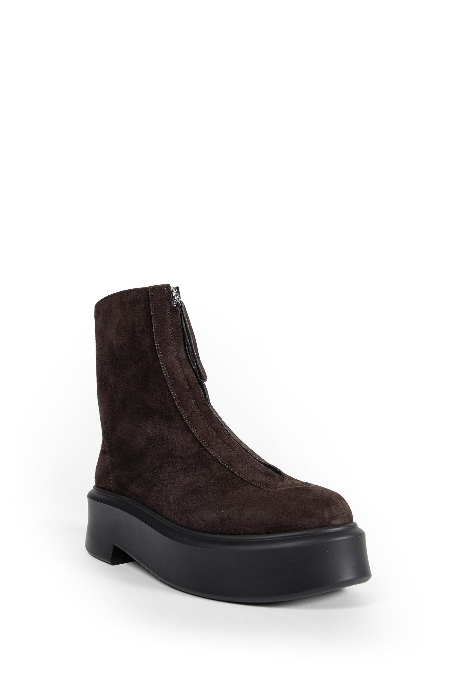 Zipped Boot In Suede - 2