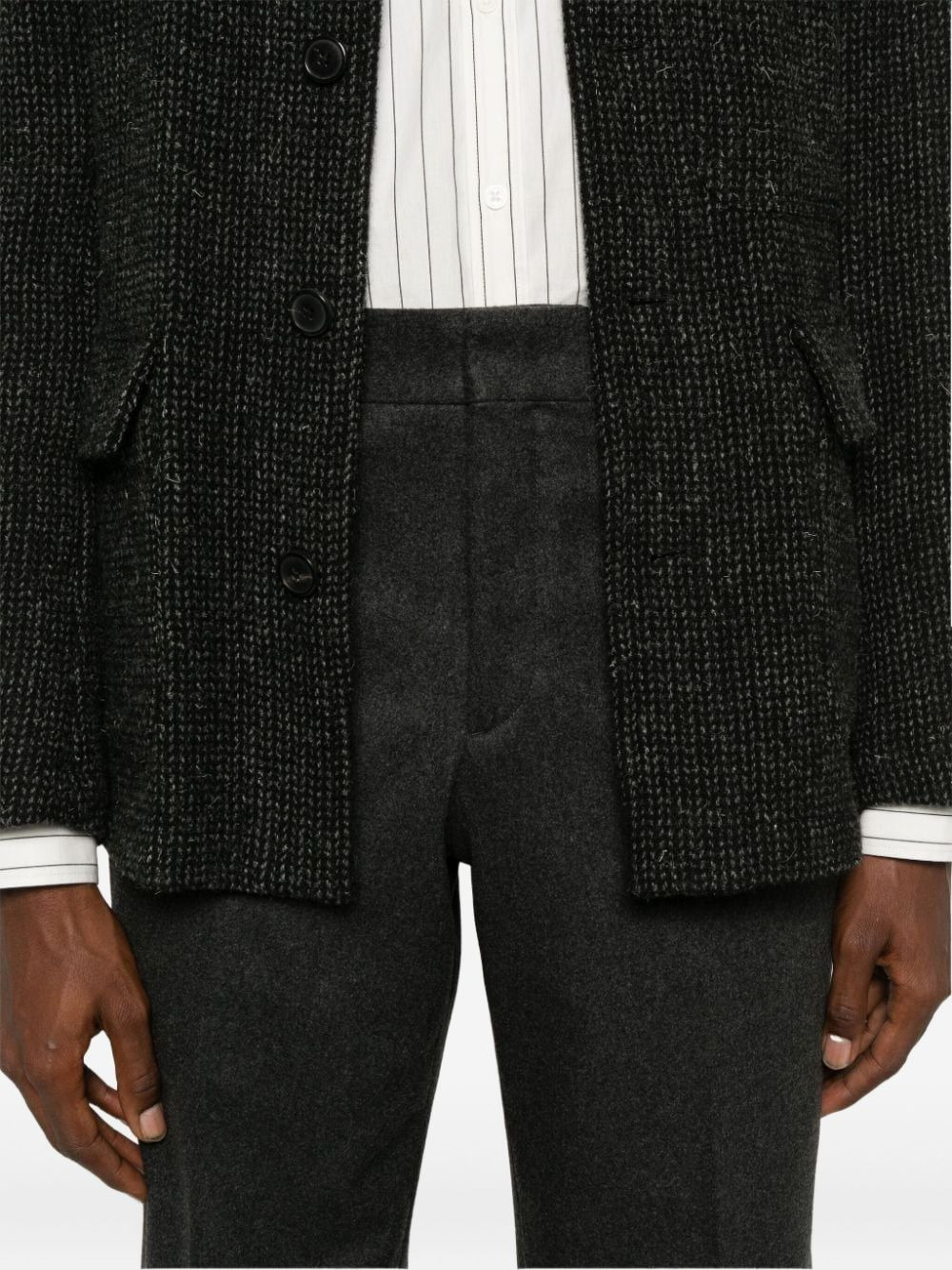 straight-leg trousers - 5