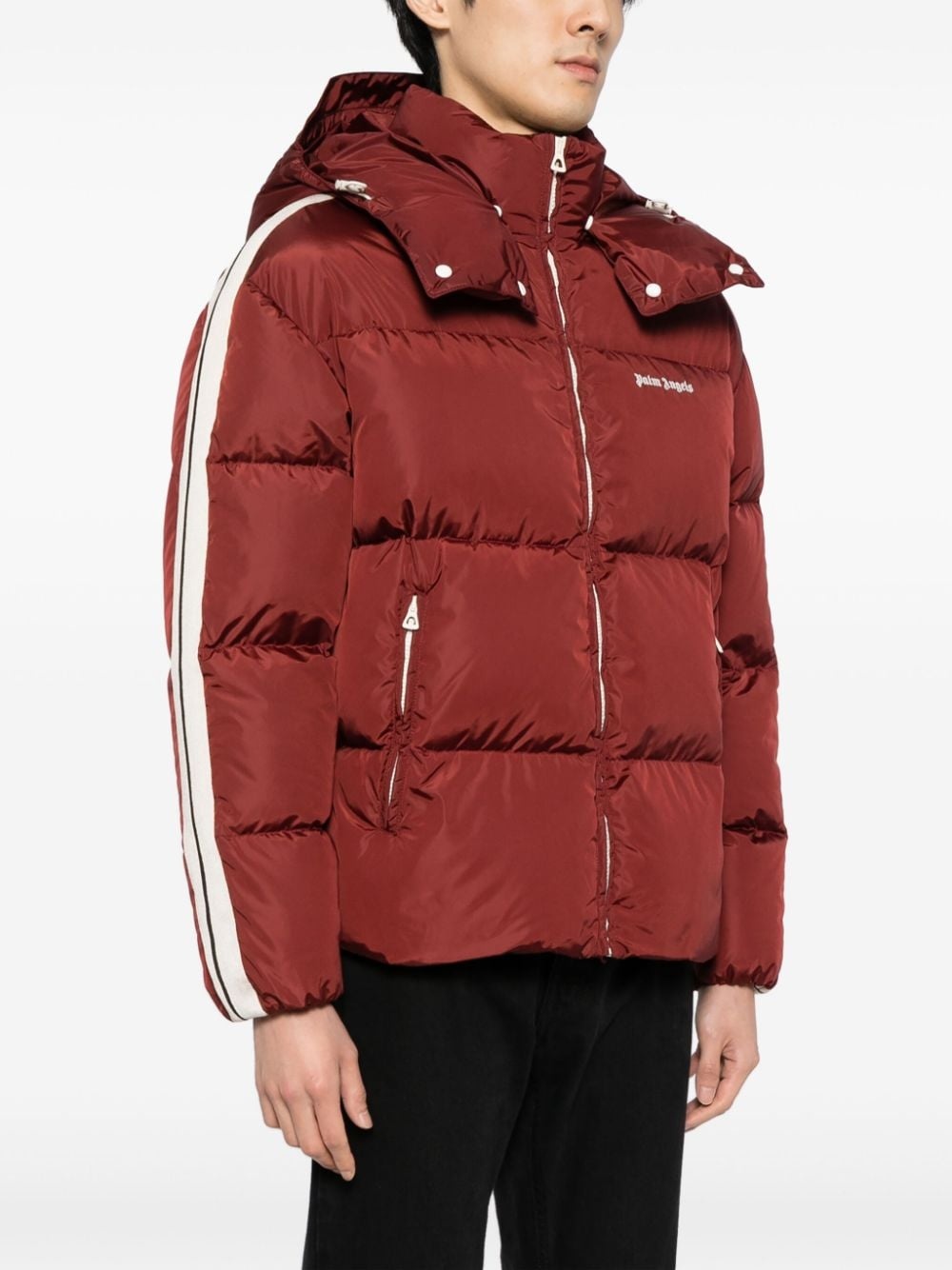 detachable-hood puffer jacket - 3