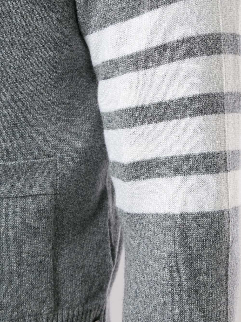 4-Bar V-neck cashmere cardigan - 5