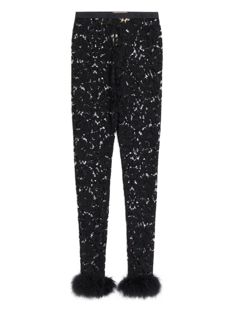elastic-detail trousers 1