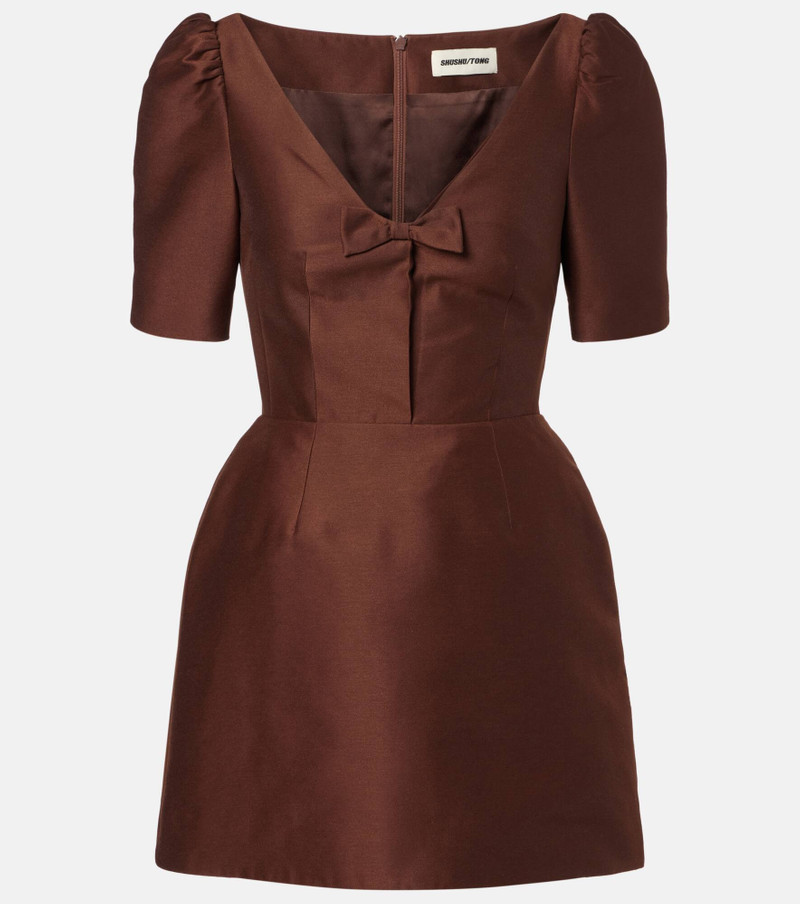 Bow-detail minidress 1