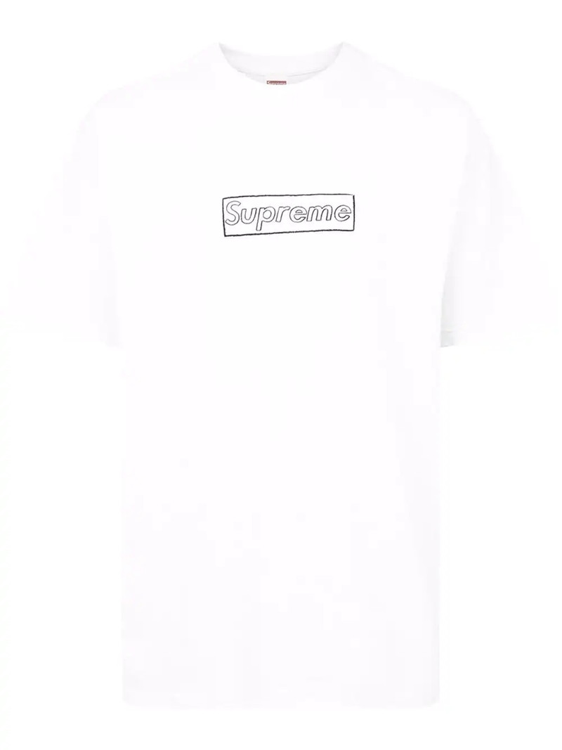 x KAWS chalk logo T-shirt 1