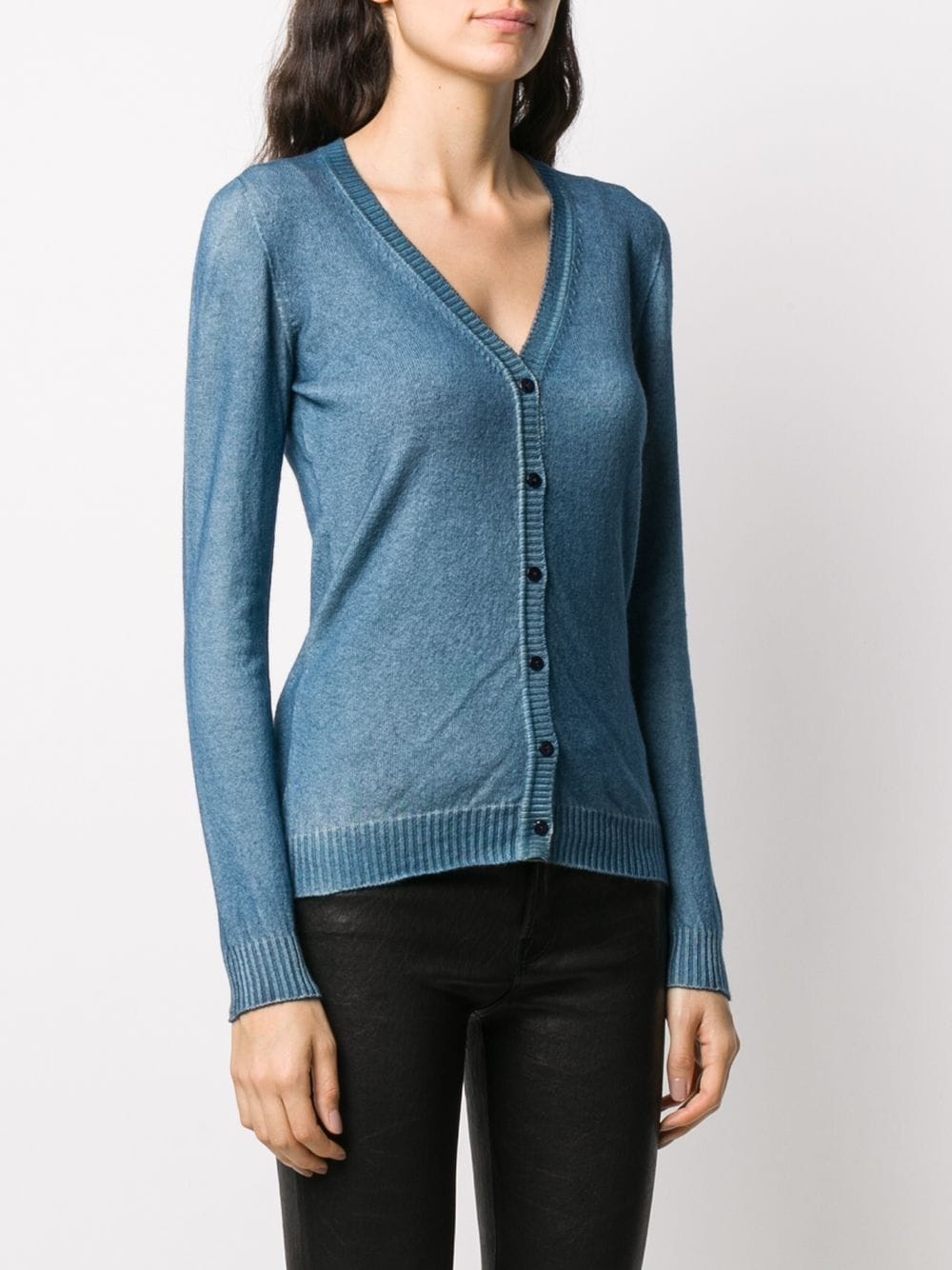 buttoned knit cardigan - 3