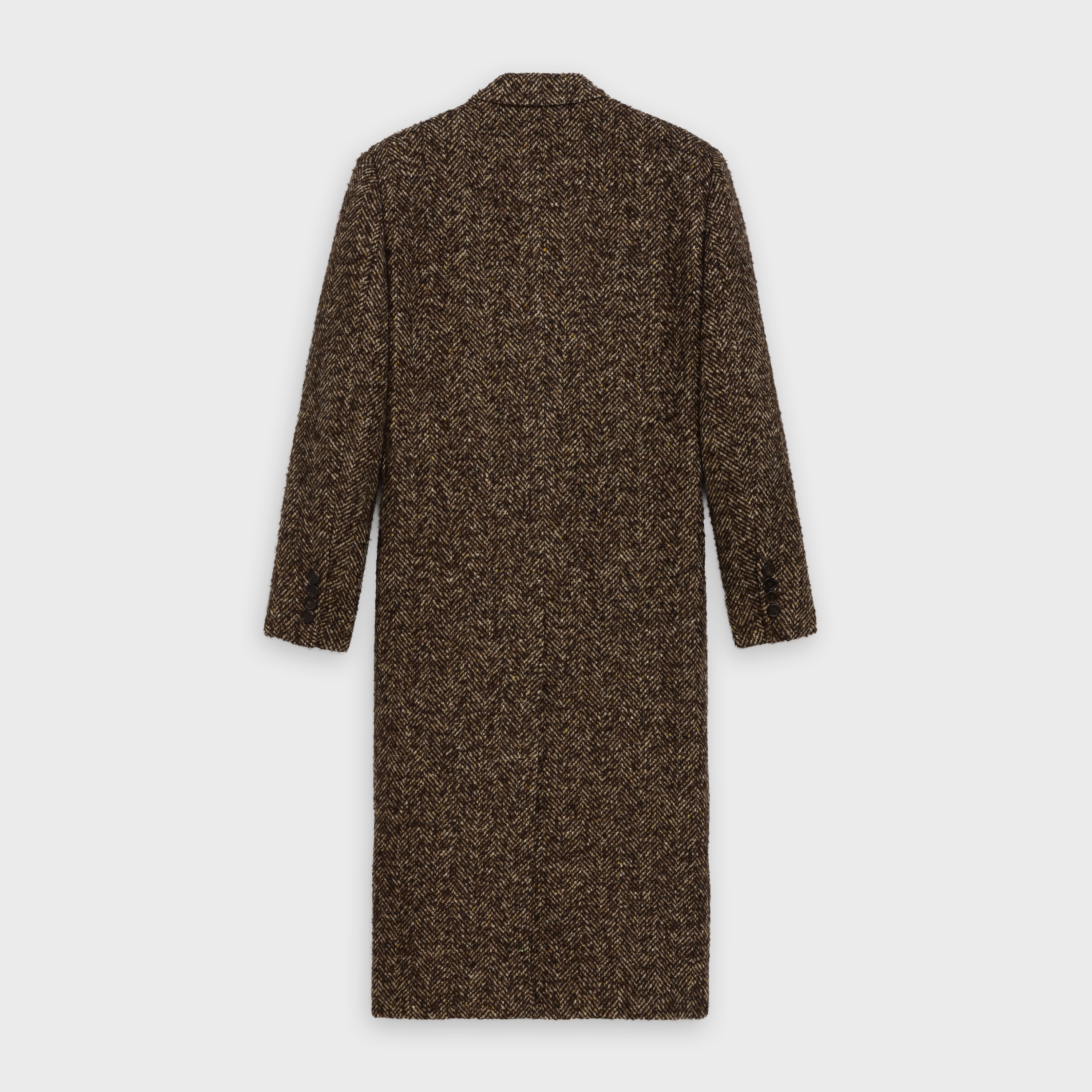 OVERCOAT IN HERRINGBONE TWEED - 2