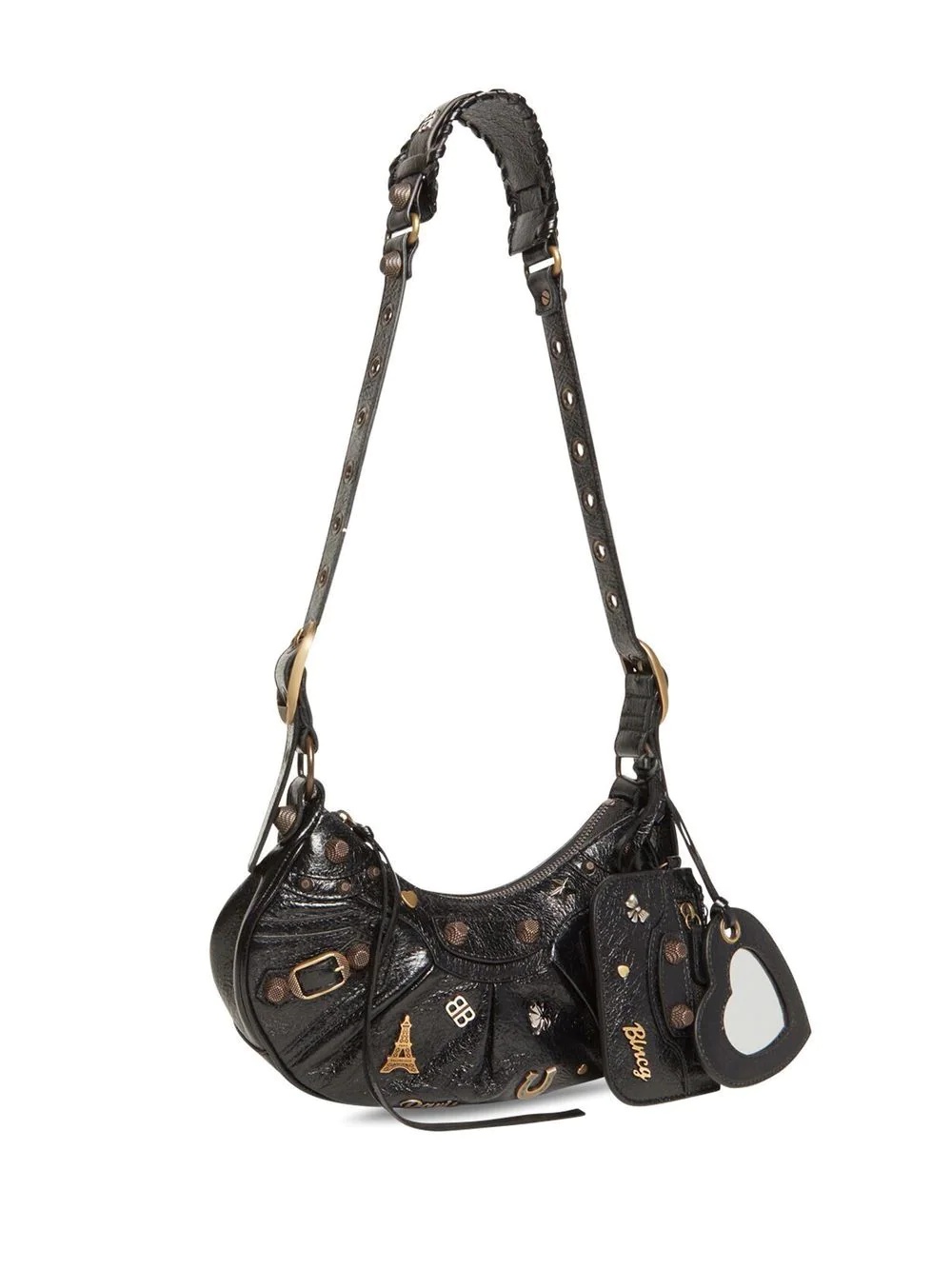 Le Cagole XS studded shoulder bag - 3