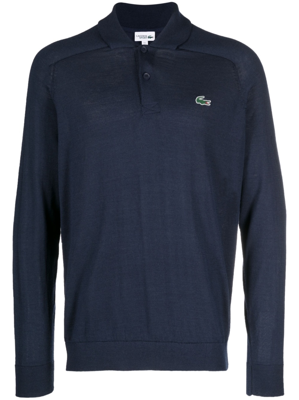 logo-patch raglan-sleeve polo shirt - 1