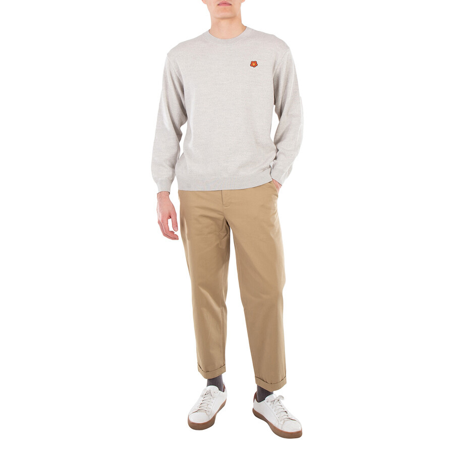 Kenzo Flower Applique Long Sleeve Sweater - 4