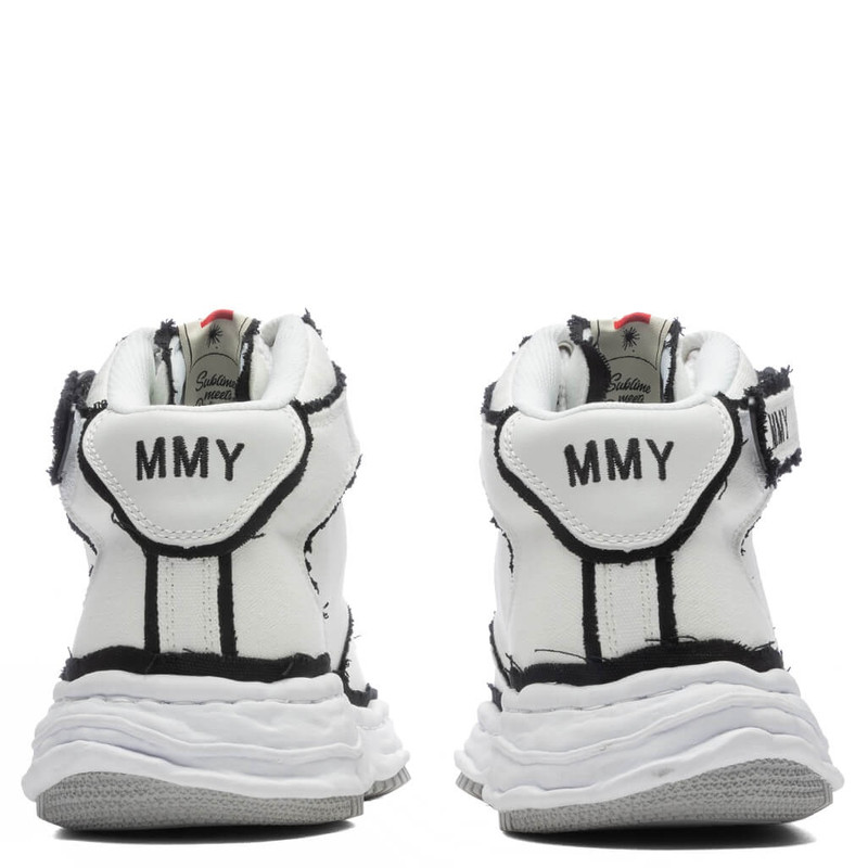 Maison MIHARAYASUHIRO WAYNE OVERHANGING CANVAS HIGH - WHITE outlook