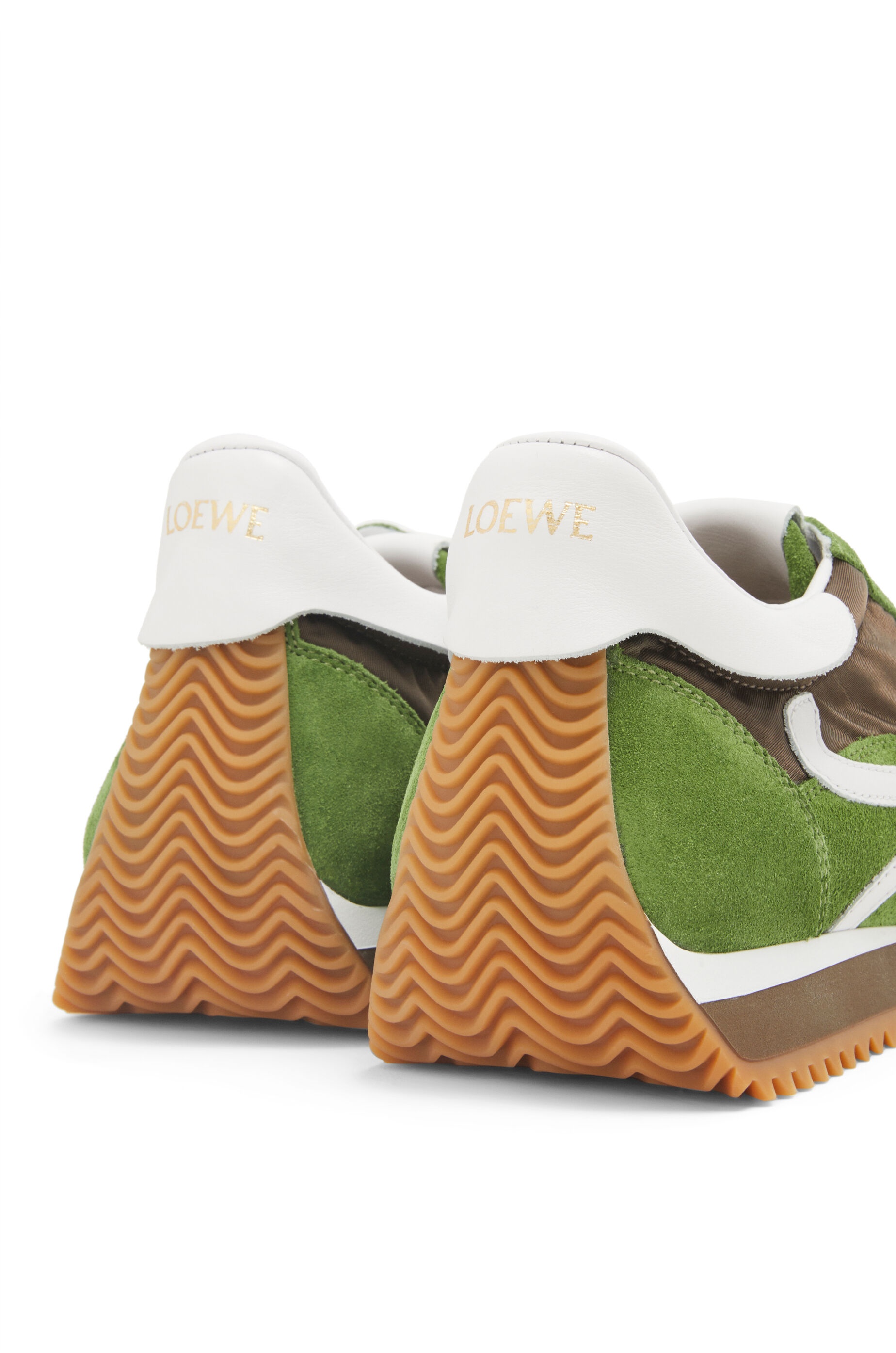 Flow runner in nylon and calfskin - 5