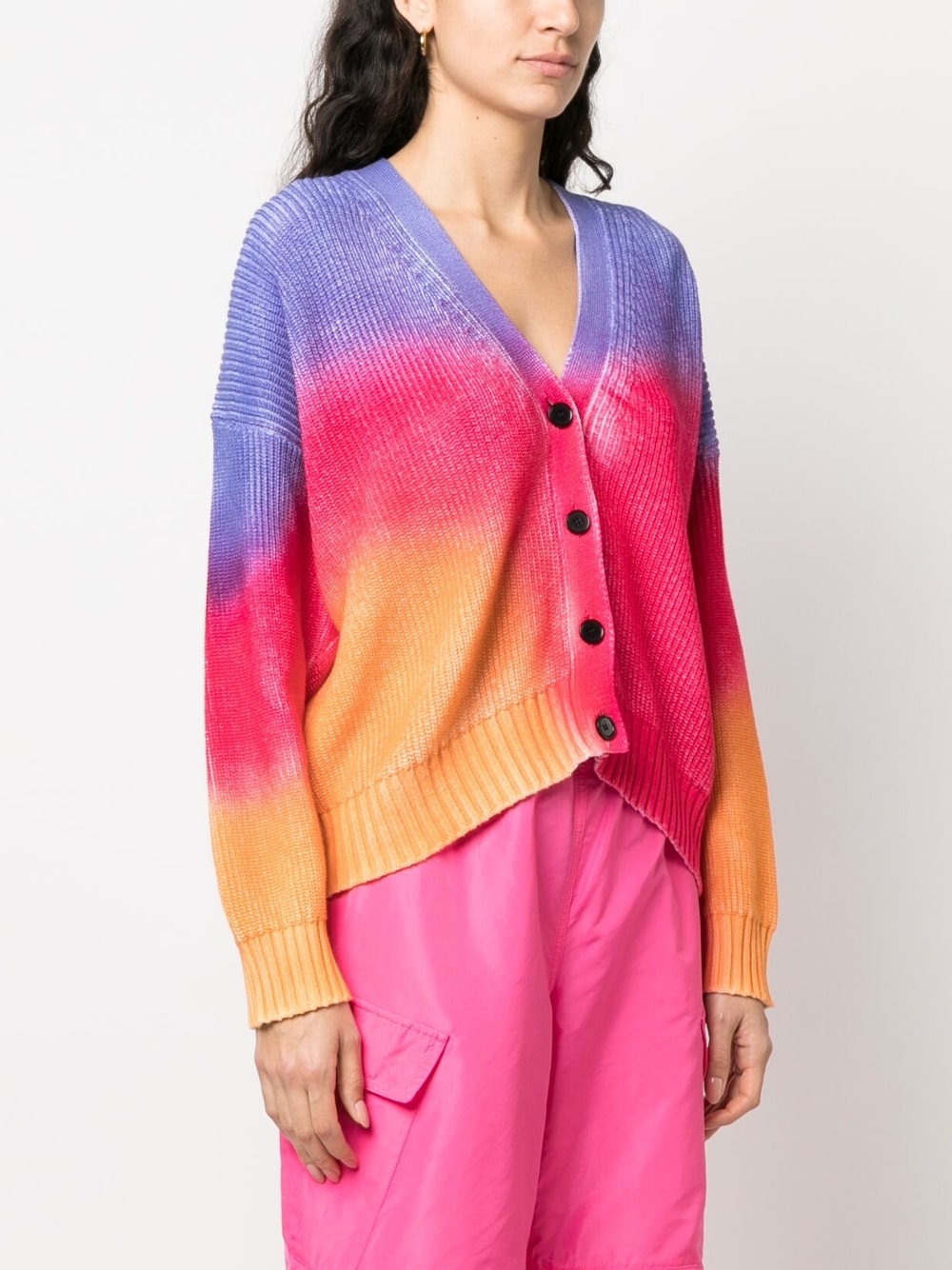 Msgm tie dye cardigan hotsell