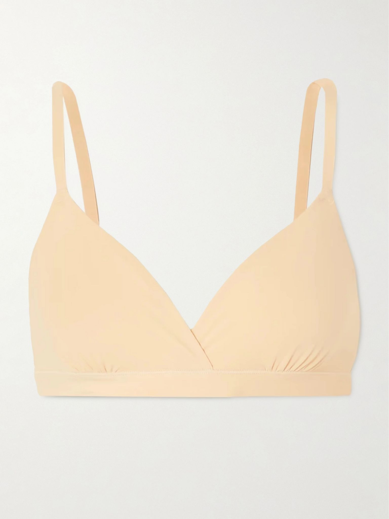 Fits Everybody Crossover Bralette - Sand Beige - 1