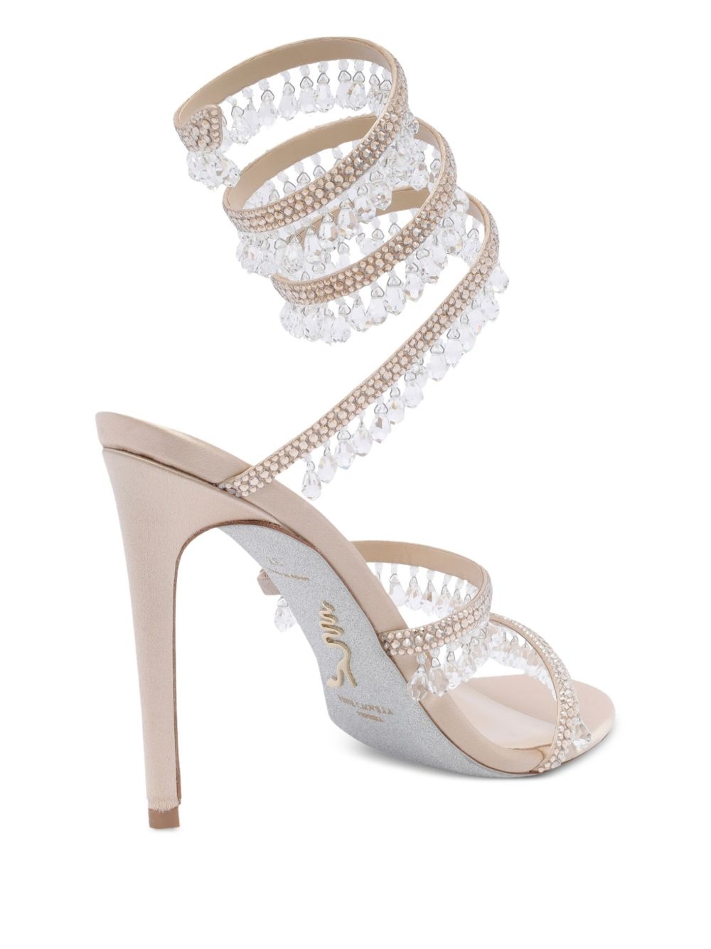 105mm crystal-embellished sandals - 3