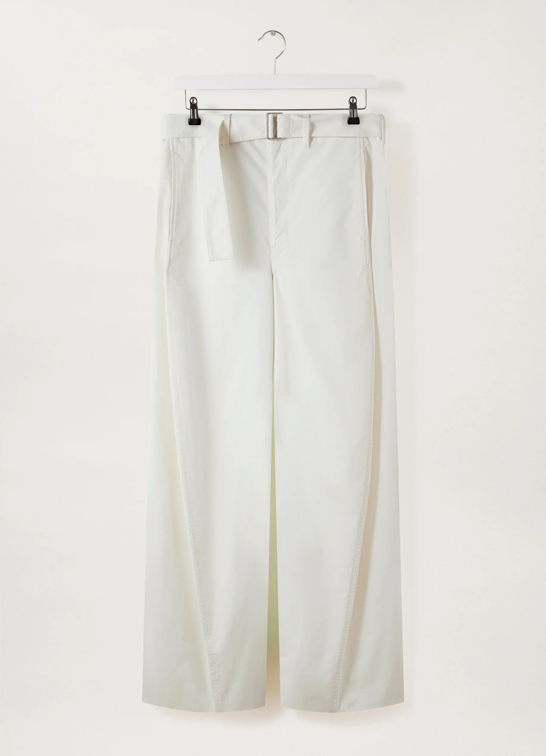 LIGHT BELTED TWISTED PANTS
COTTON TWILL - 1