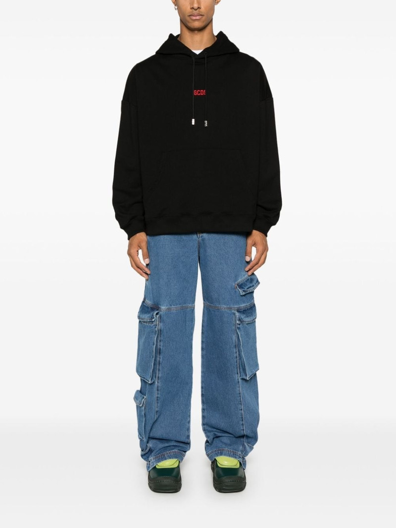 GCDS clawn-print hoodie outlook