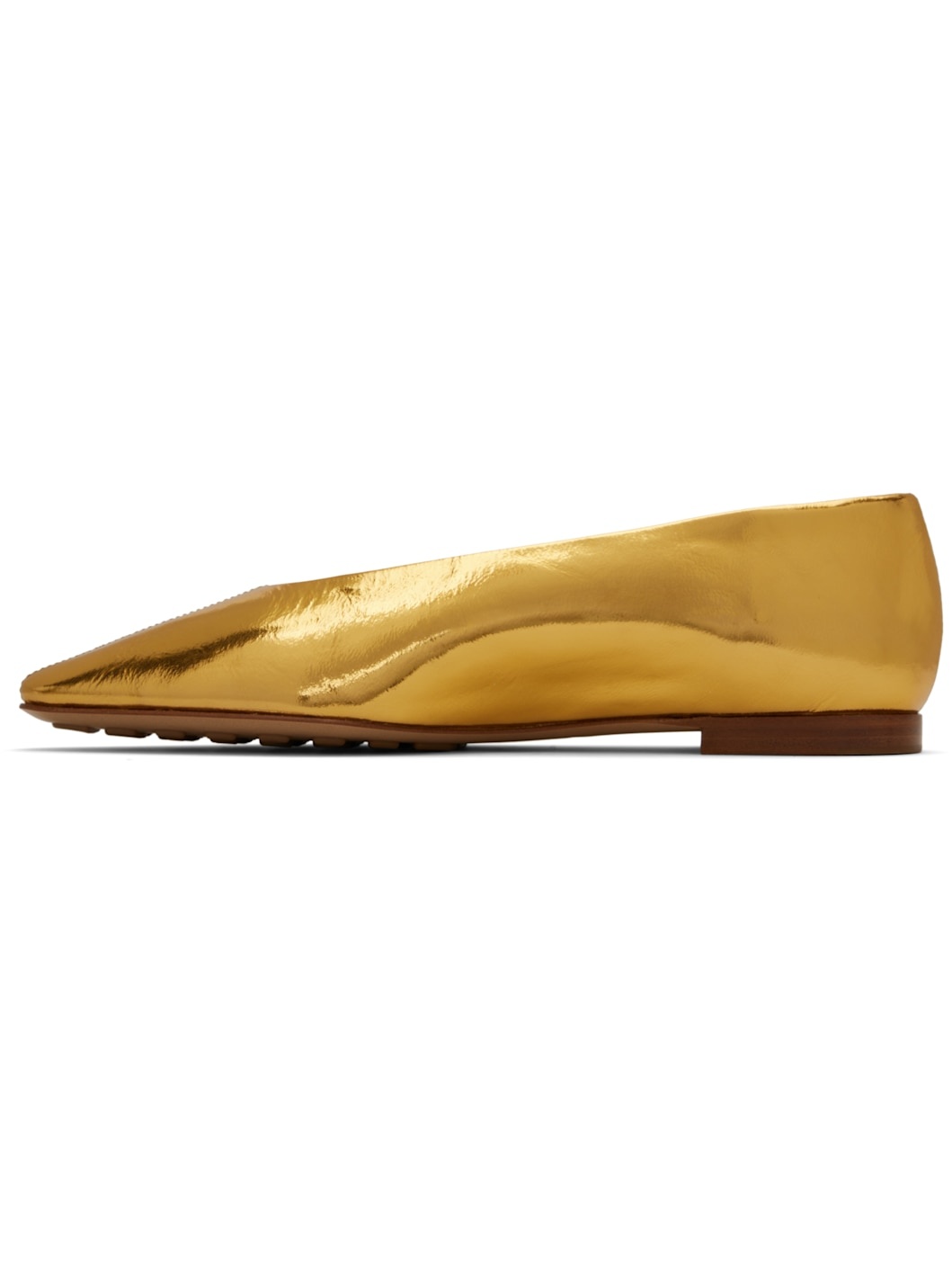 Gold Sofia Ballerina Flats - 3