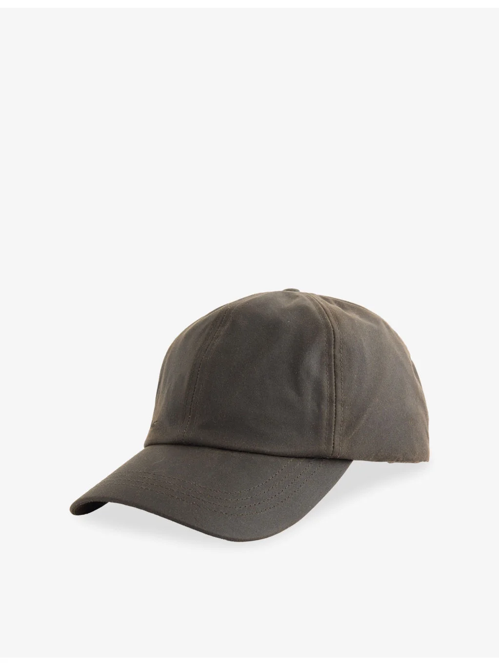 Branded Waxed-Cotton Baseball Cap - 1