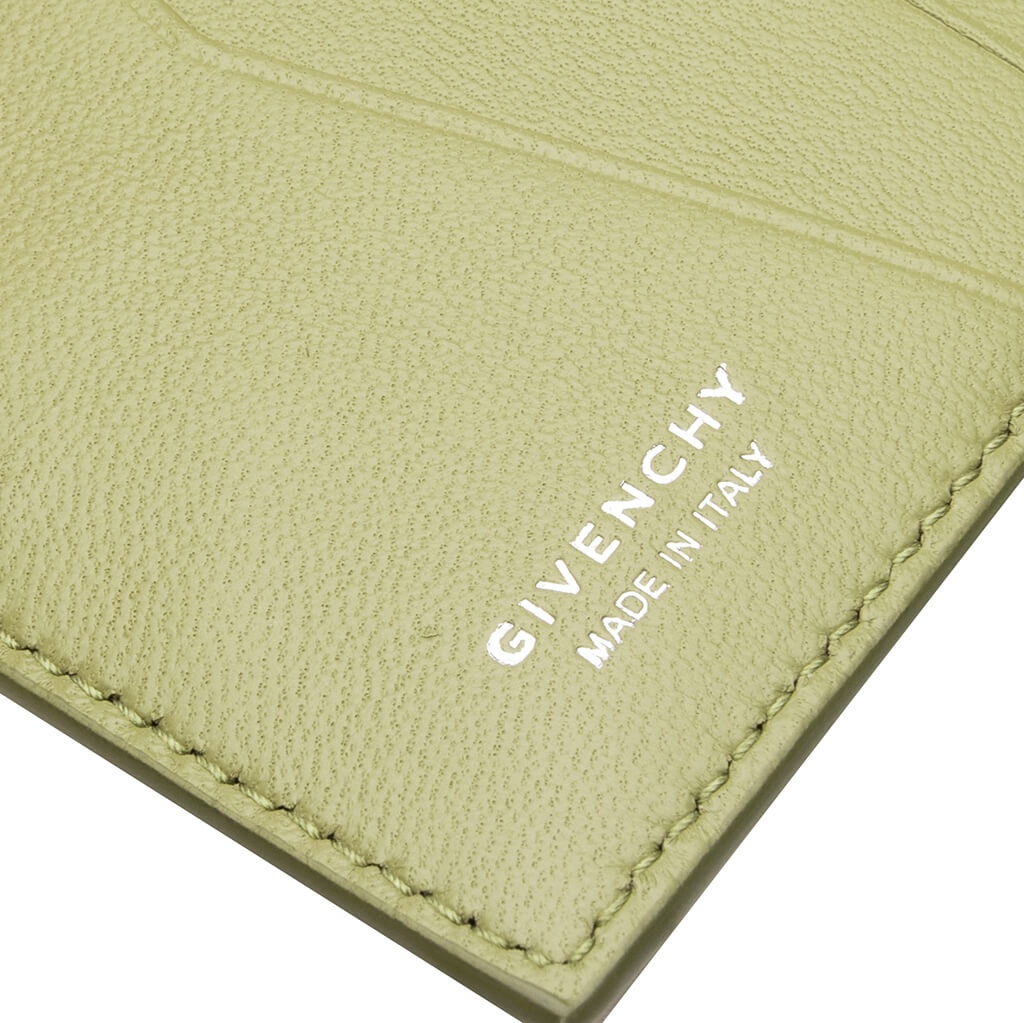 GIVENCHY CARD HOLDER IN 4G MICRO LEATHER - KHAKI - 4