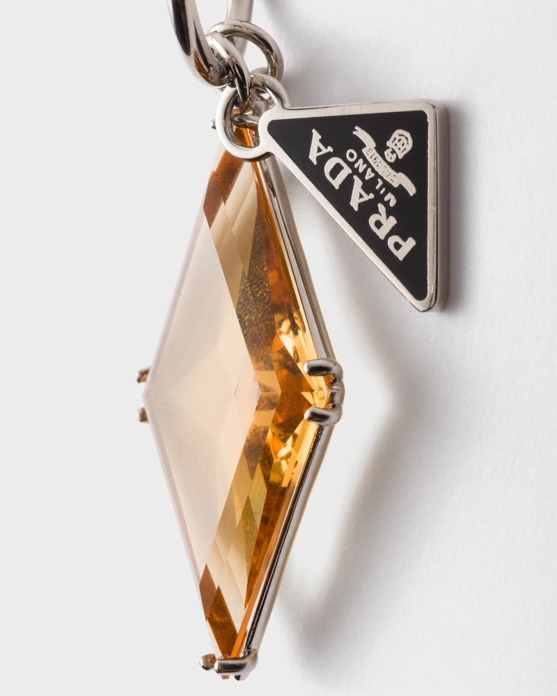 Metal and glass earrings 3