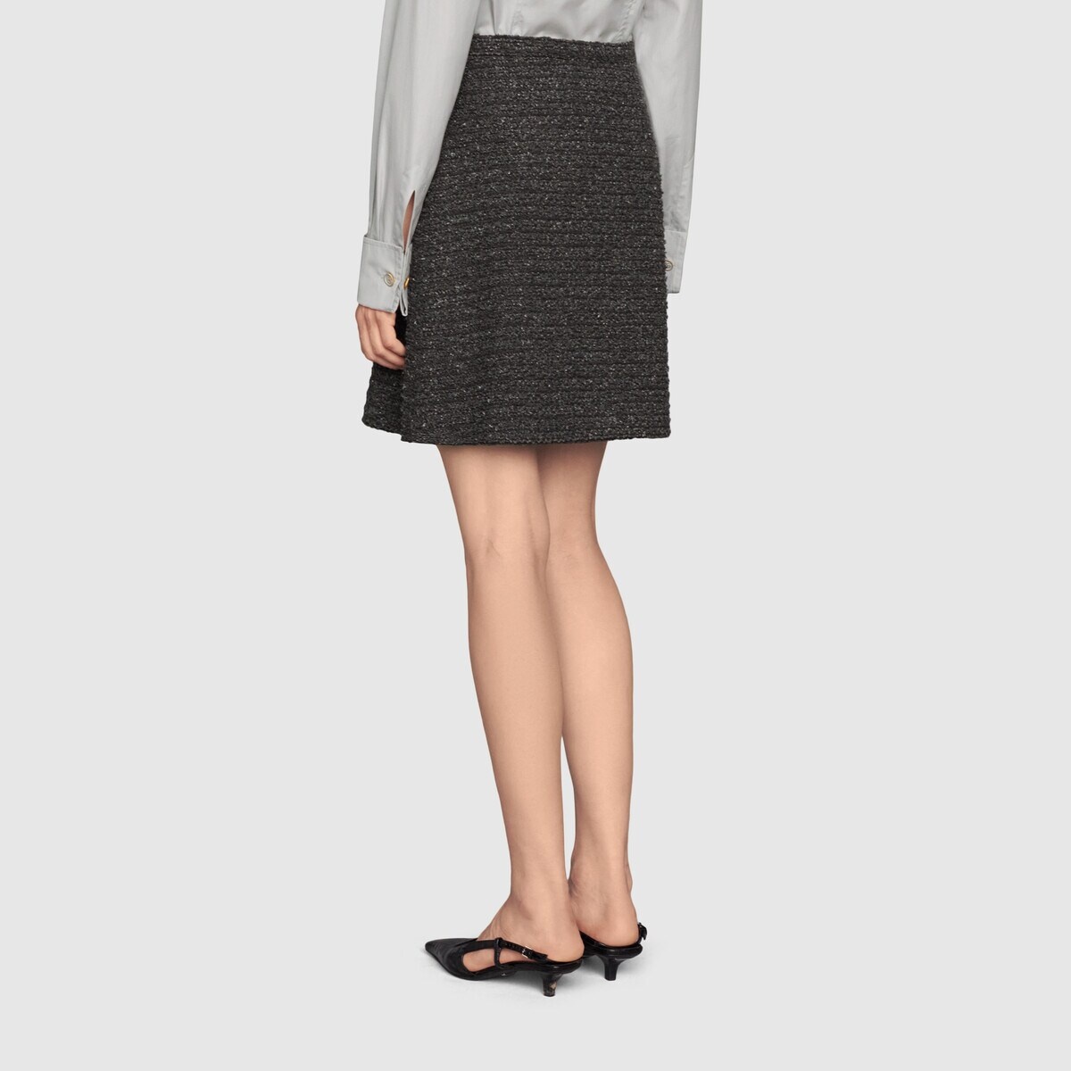 Tweed mini skirt - 4