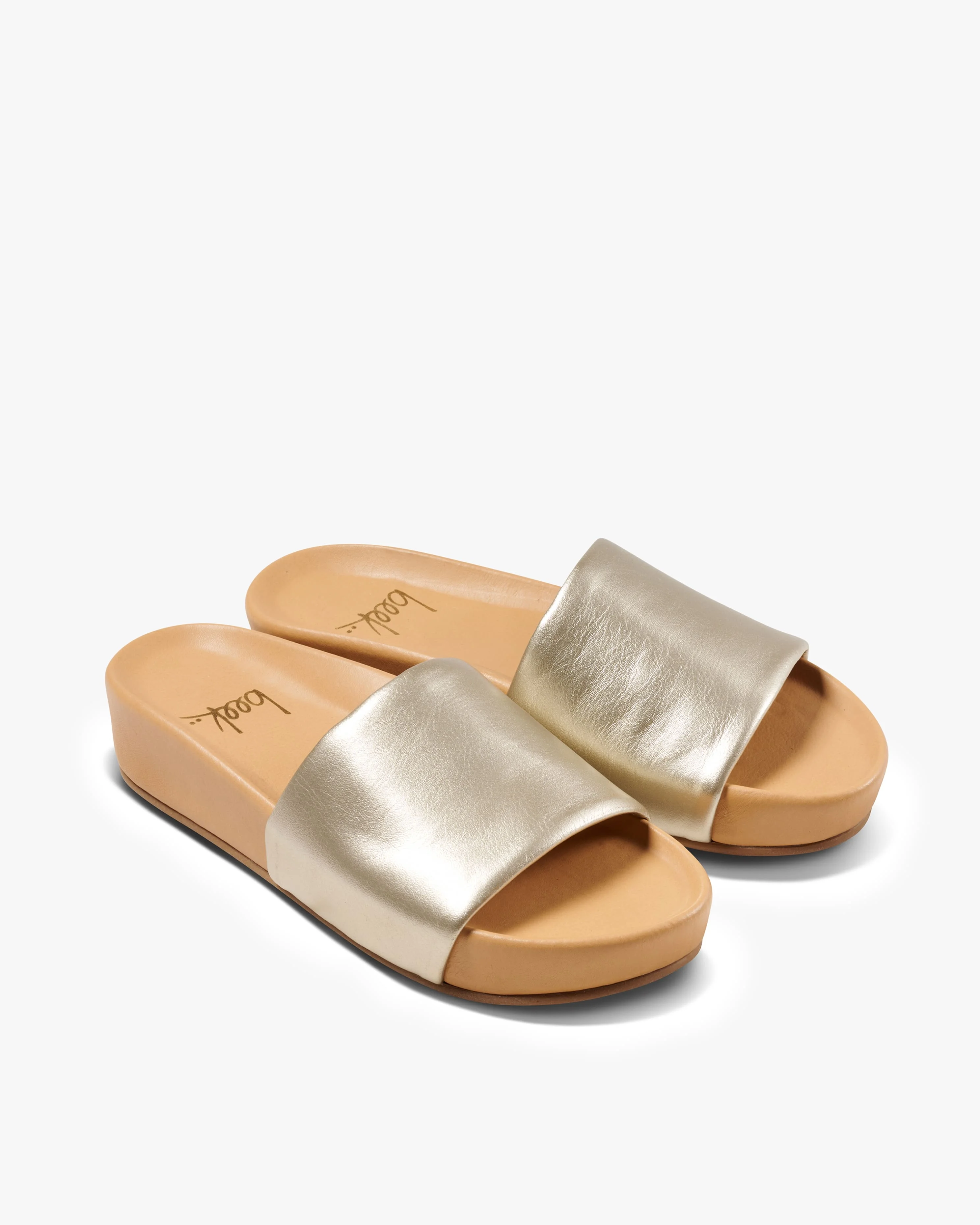 Pelican Leather Platform Sandal - 1
