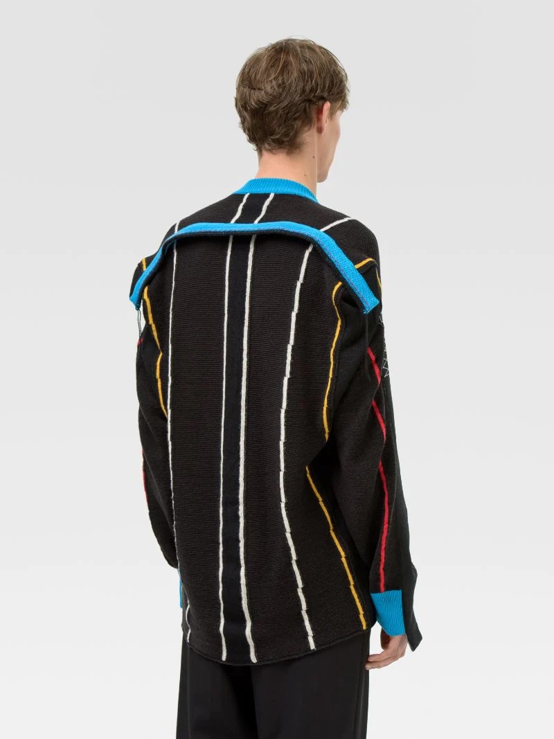 FOLDING KNIT SWEATER - 5