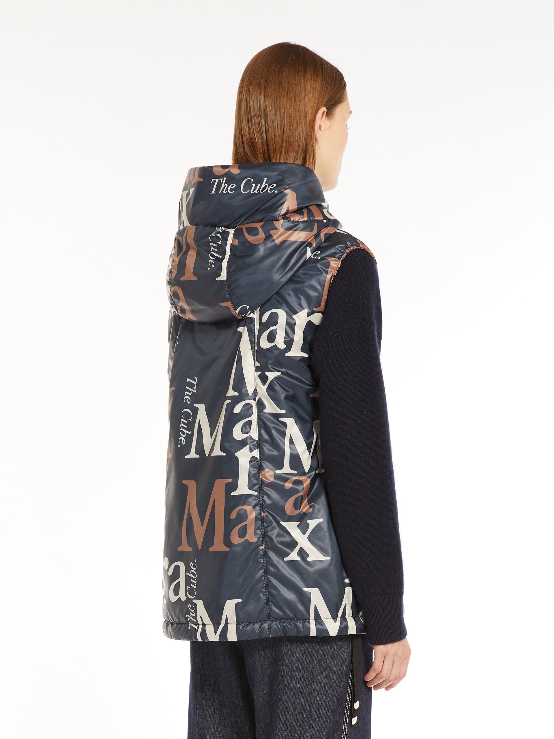 LOGOS Reversible gilet in water-resistant printed canvas - 4
